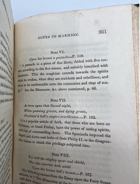 Sir Walter Scott Bookset, 1822