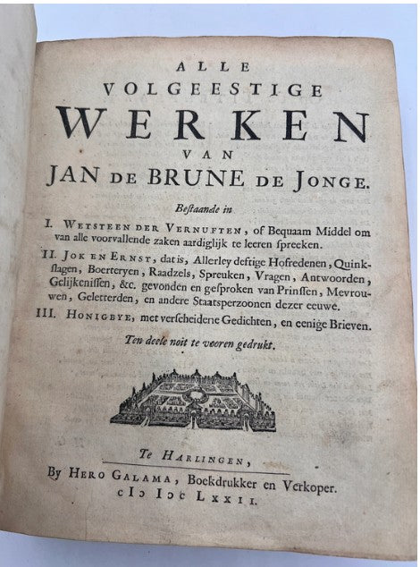 Works of Jane de Brune de Jonge, Dutch