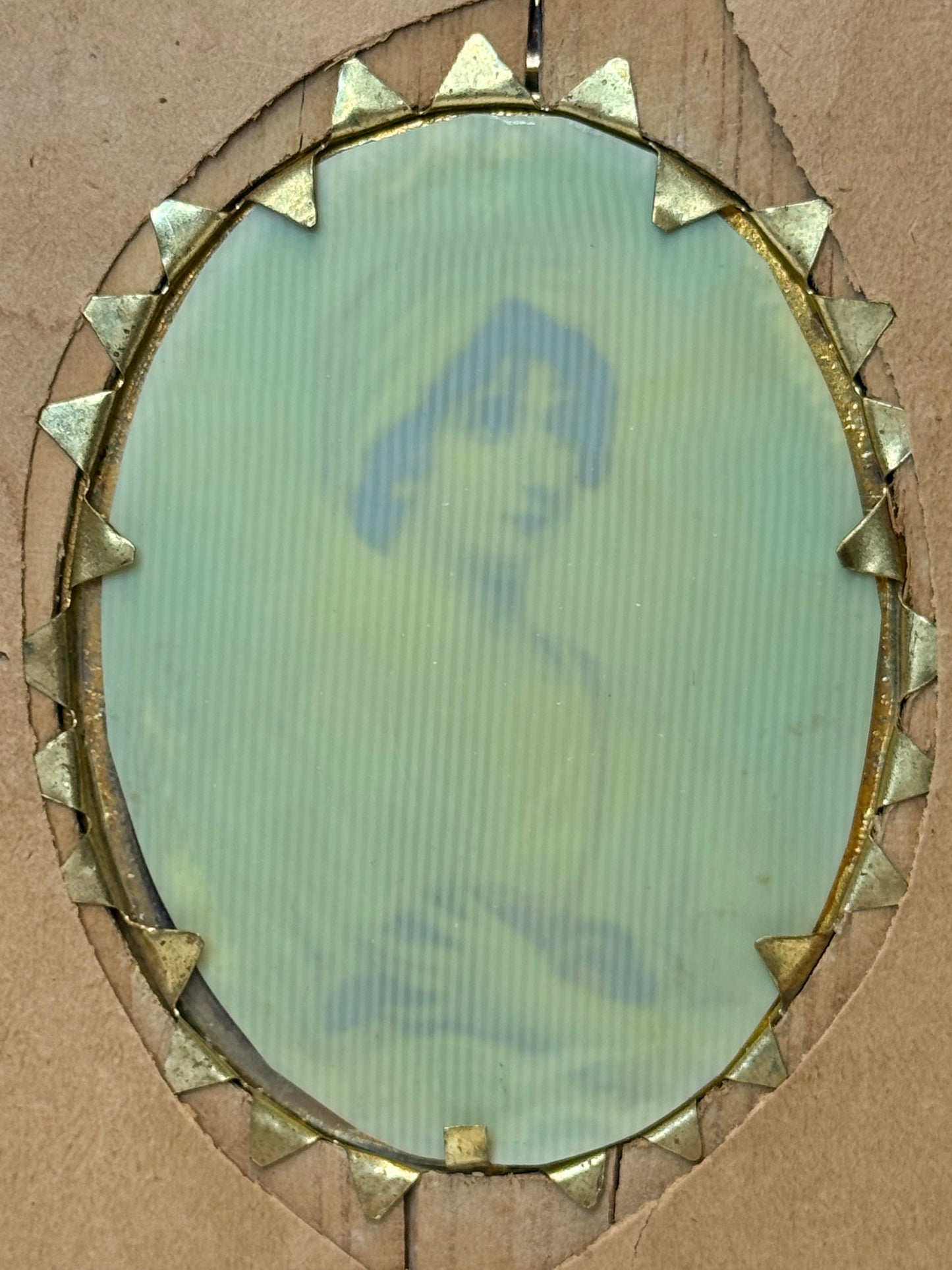 Framed Antique Miniature Female French Portrait