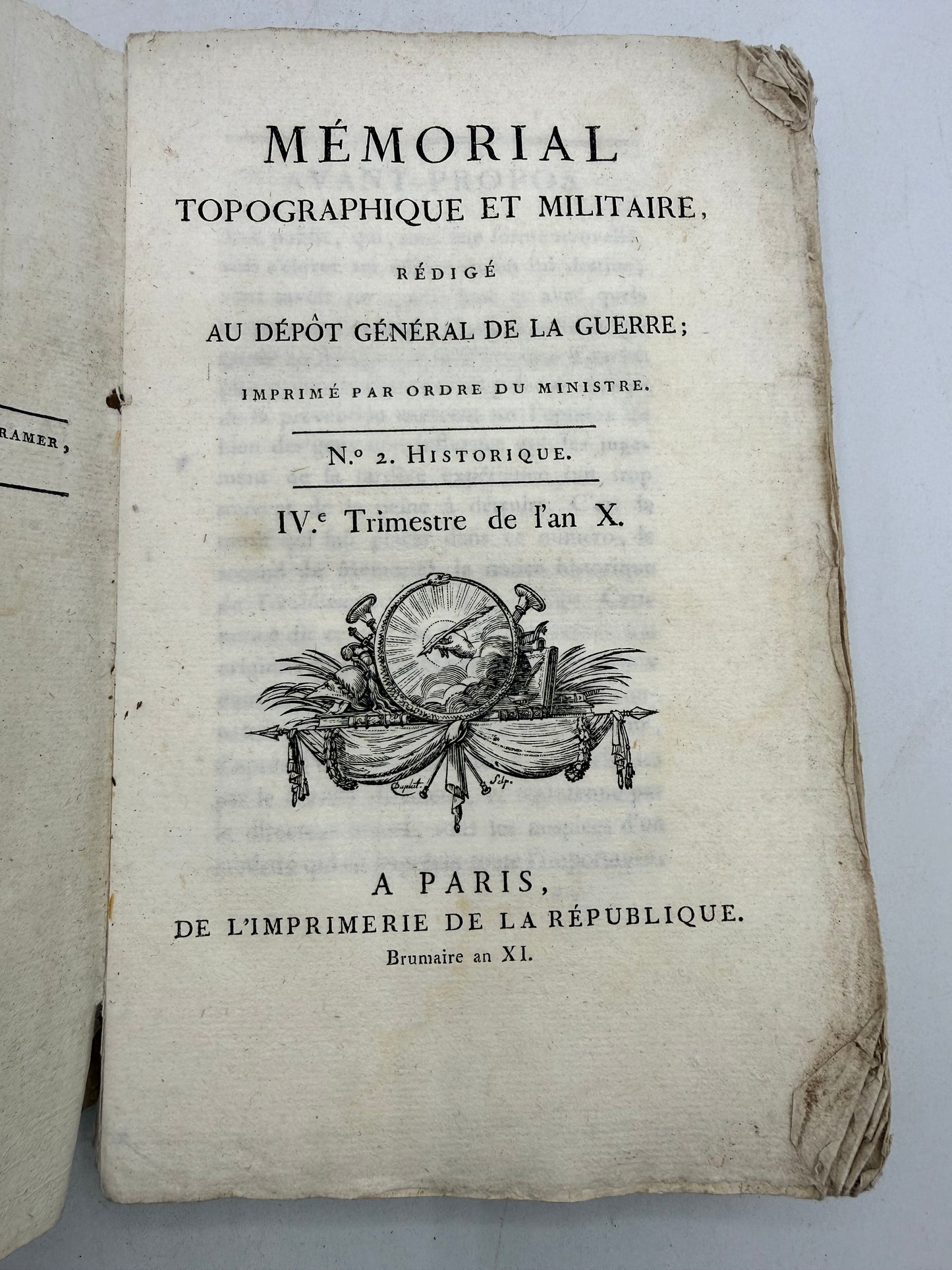 Topographical and Military Memorial, French, No 2