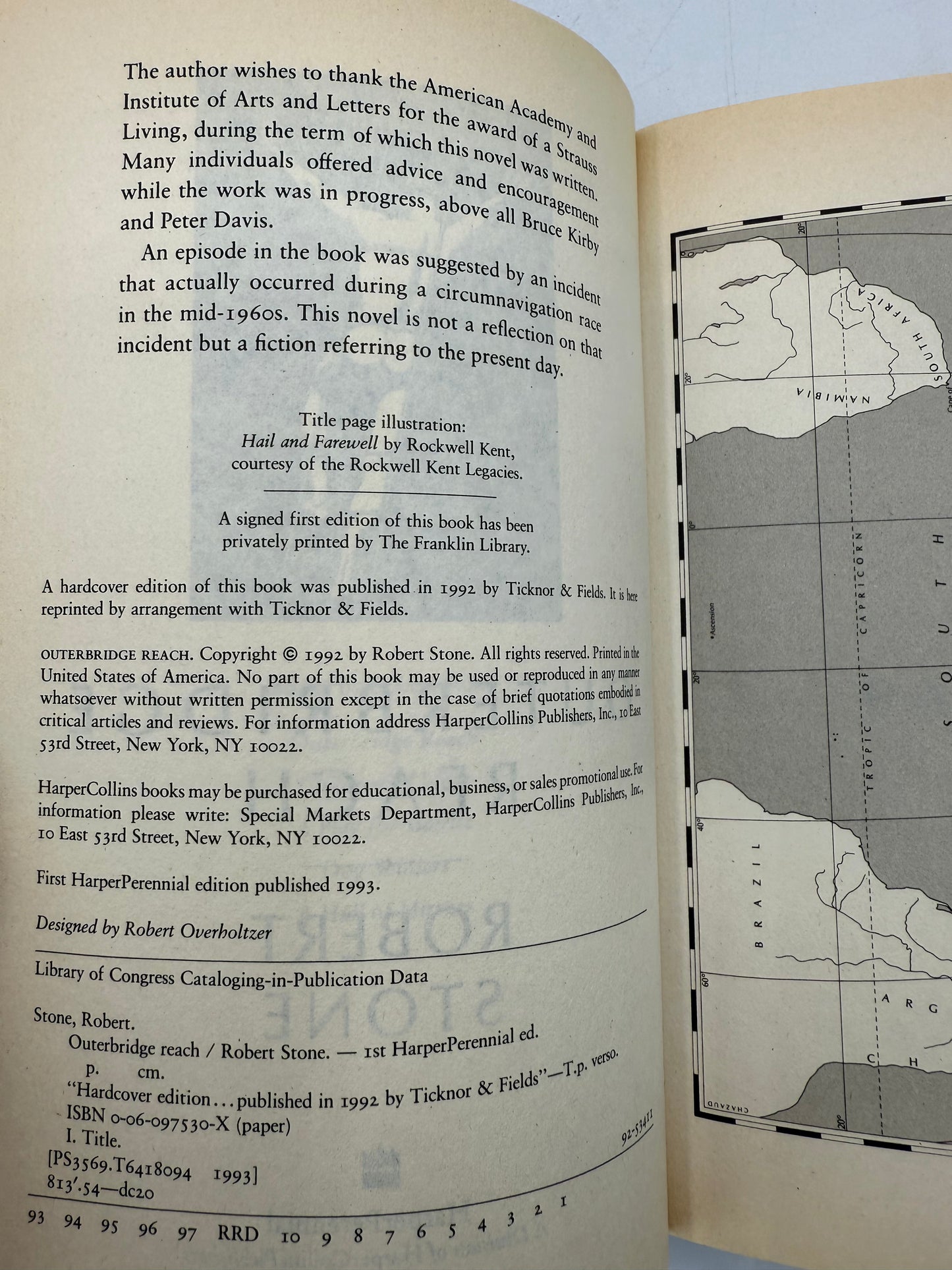 Outerbridge Reach by Robert Stone, 1993