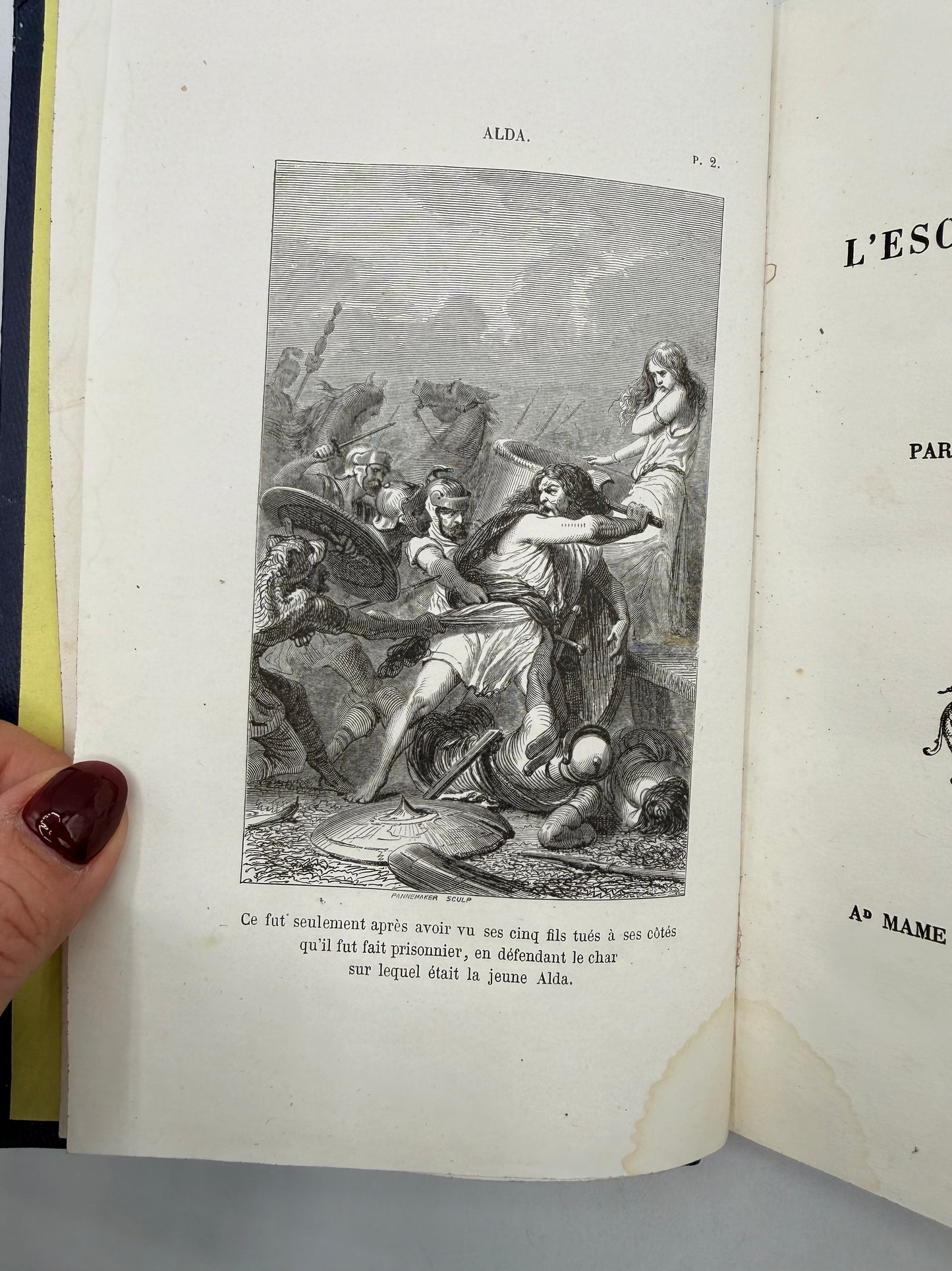 Alda, French Cartonnage Book