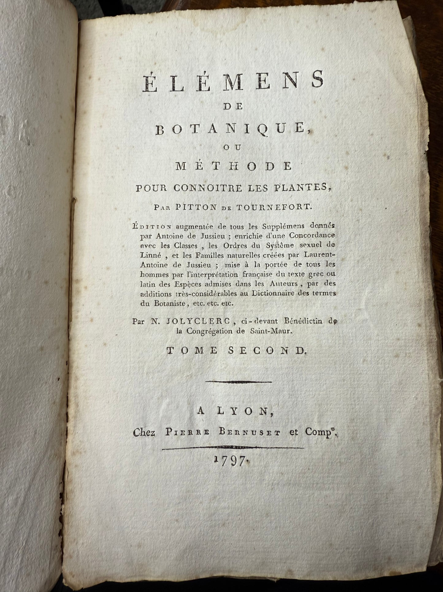 Elements of Botany, 1797, France