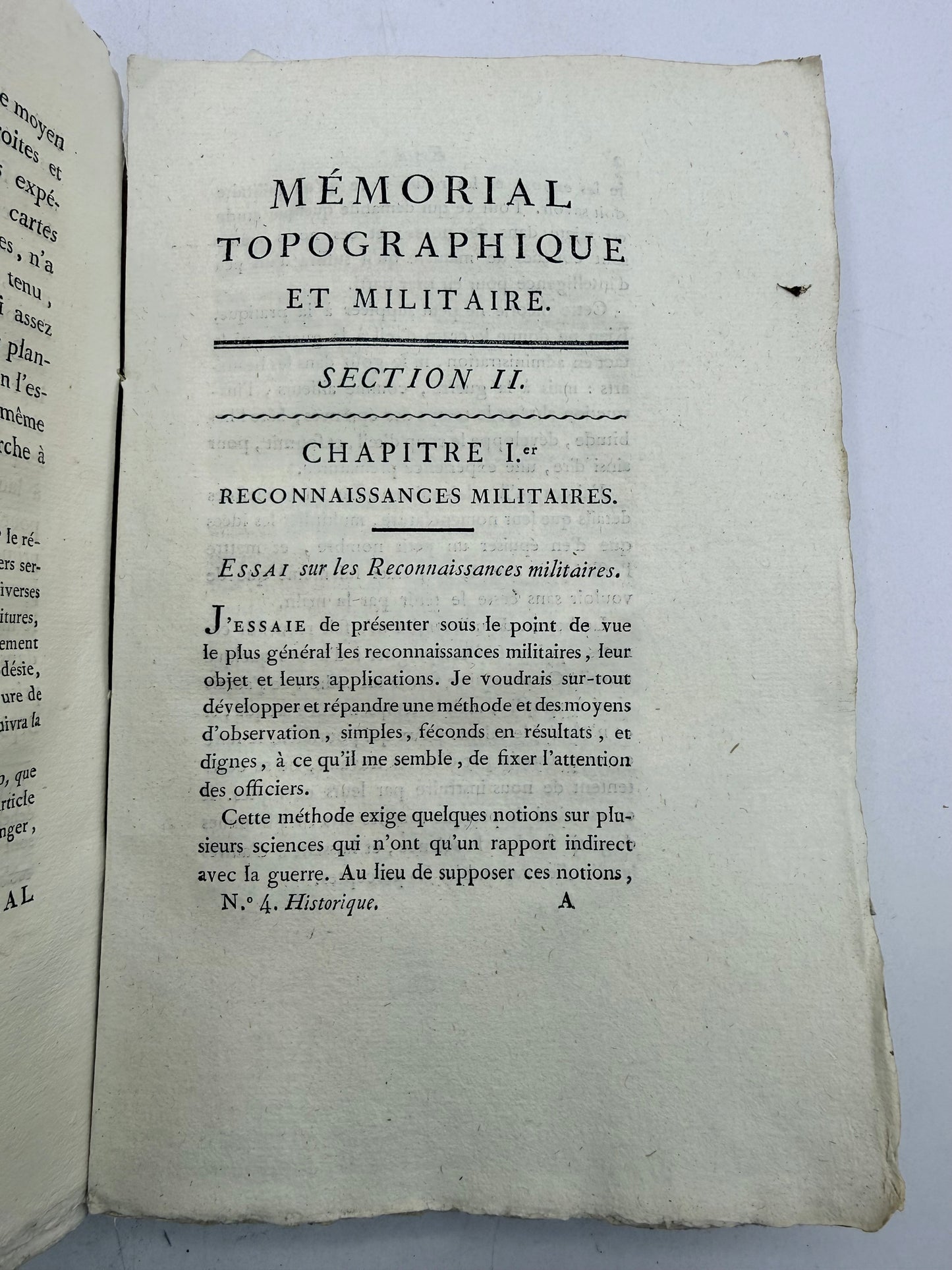 Topographical & Military Memorial, French, No 4