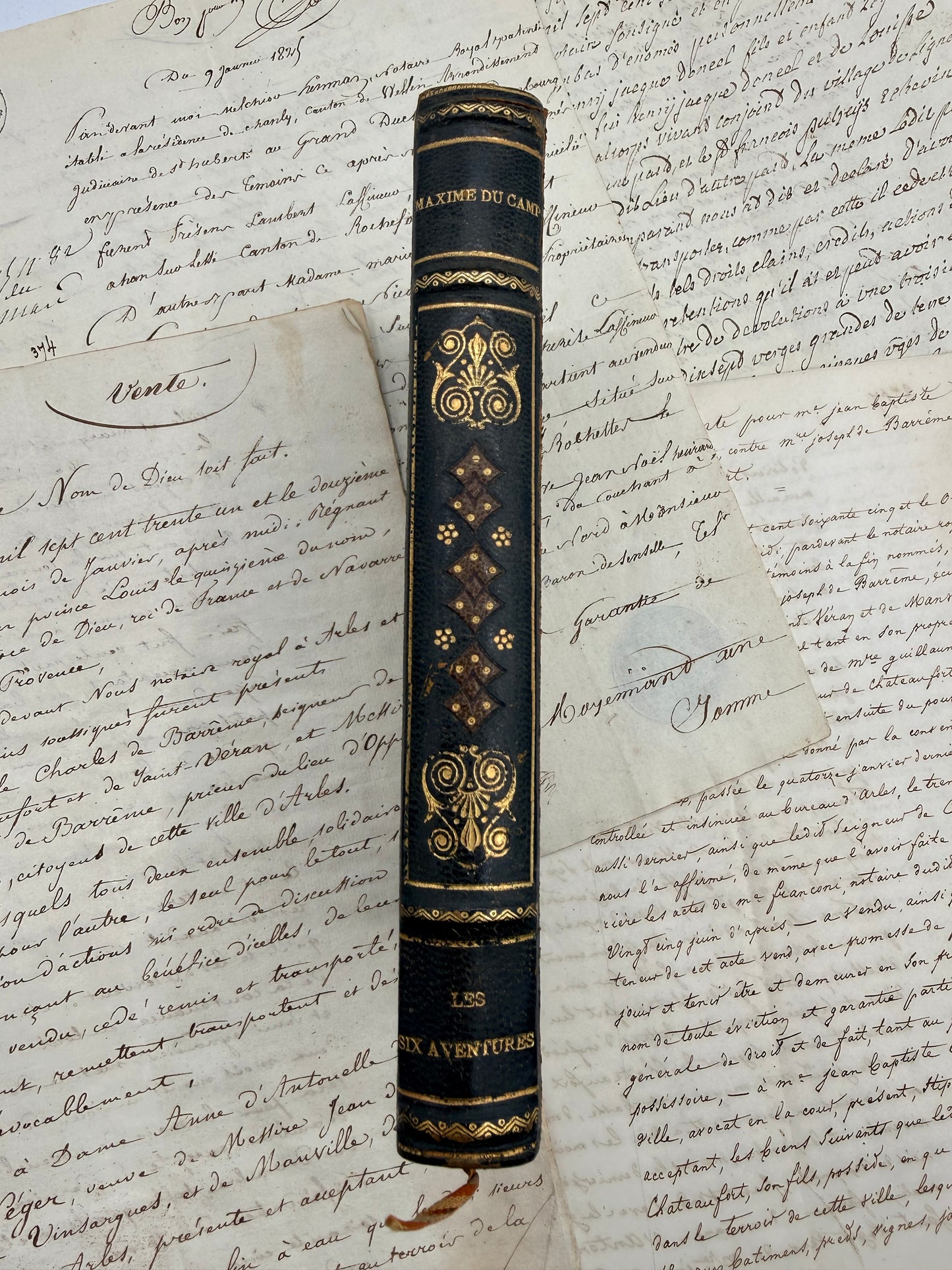 The Six Adventures, 1857, French