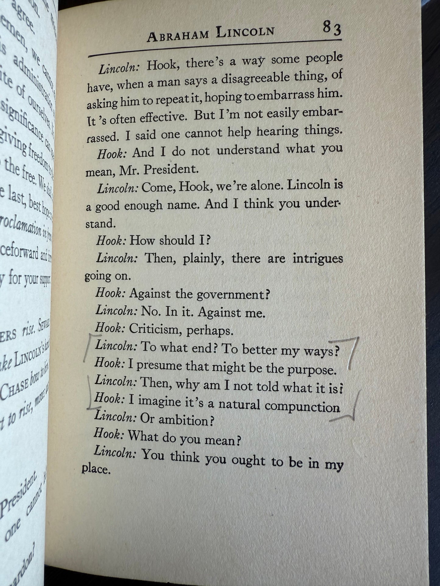 Abraham Lincoln, A Play by John Drinkwater