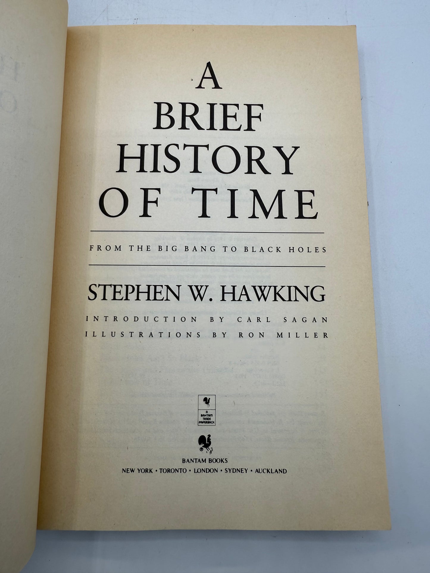 Stephen Hawking’s A Brief History of Time