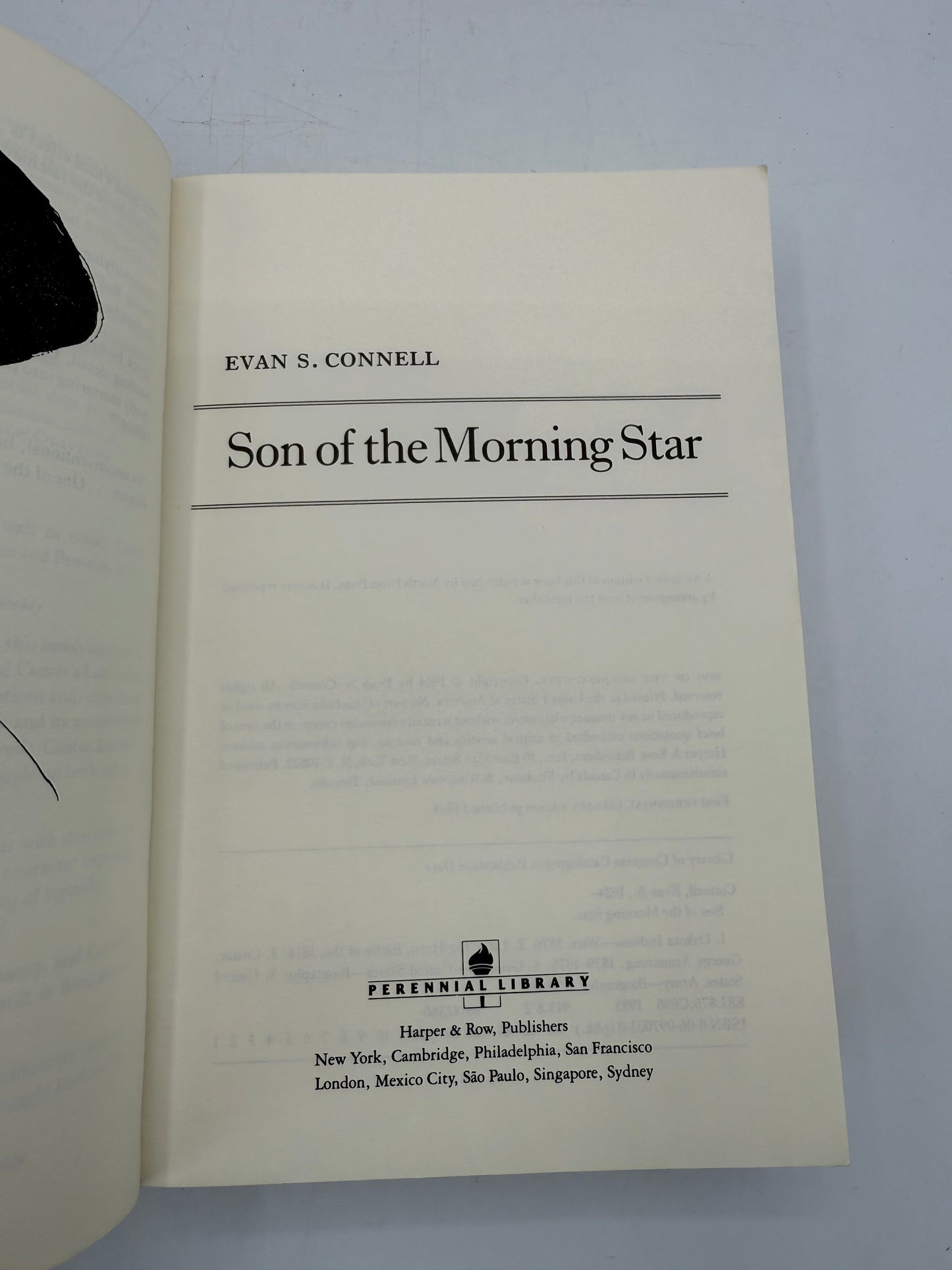 Son of the Morning Star by Evan S Connell, 1985