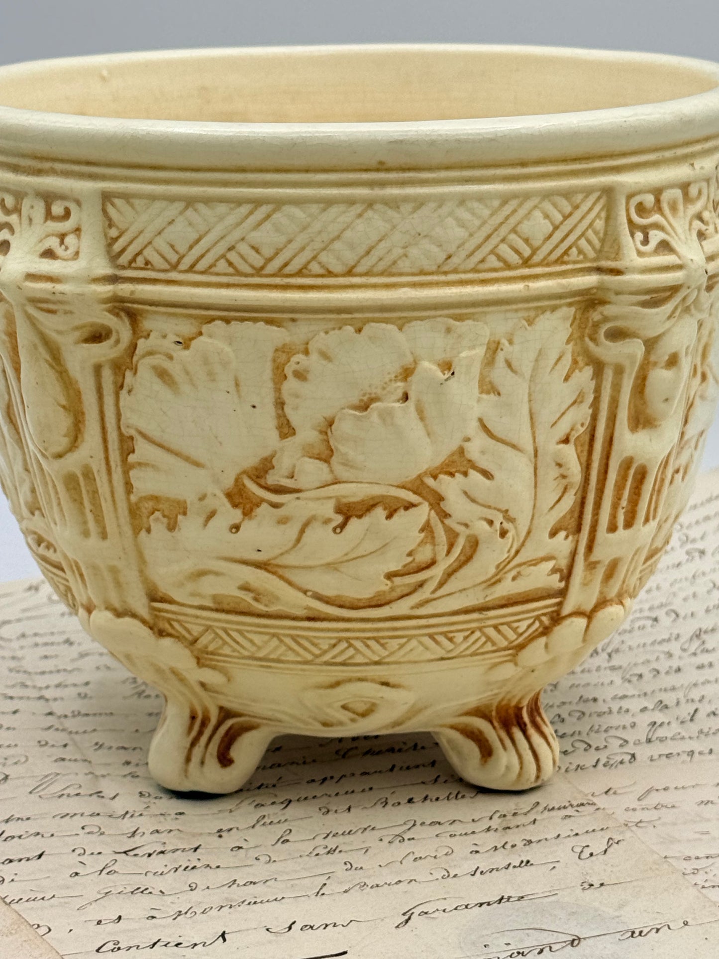 Weller Art Nouveau Jardiniere Planter, 6.25”