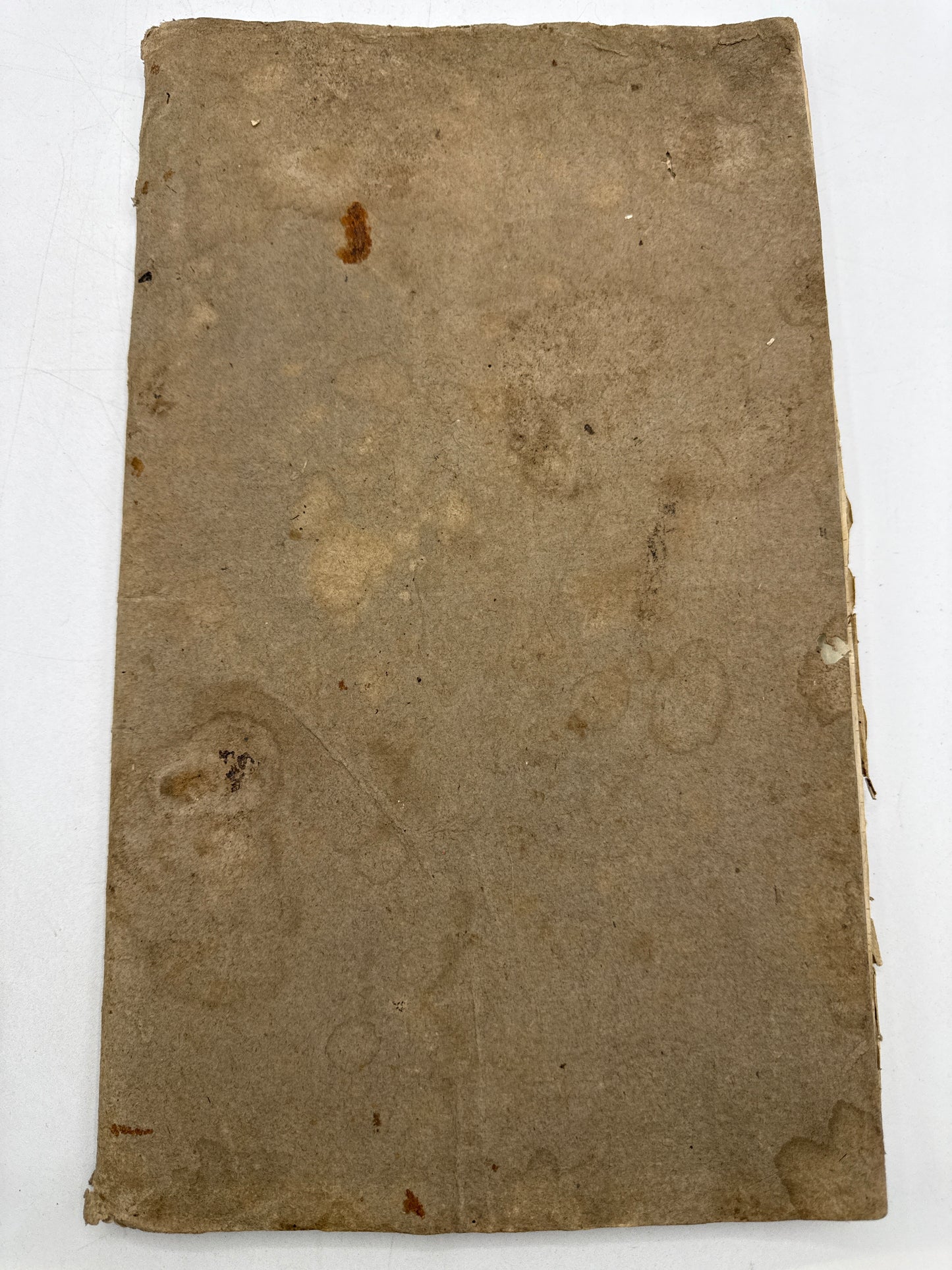 Antique French Ledger, 14" Handwritten French Paper, 1793