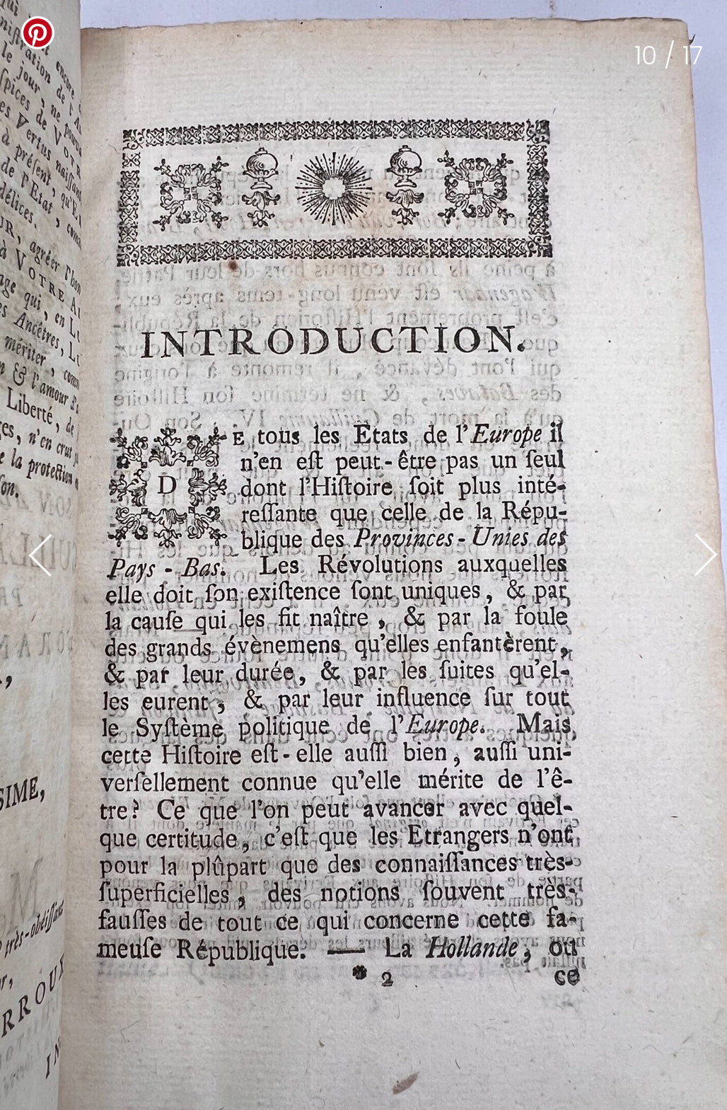 The History of Holland, French, 1788