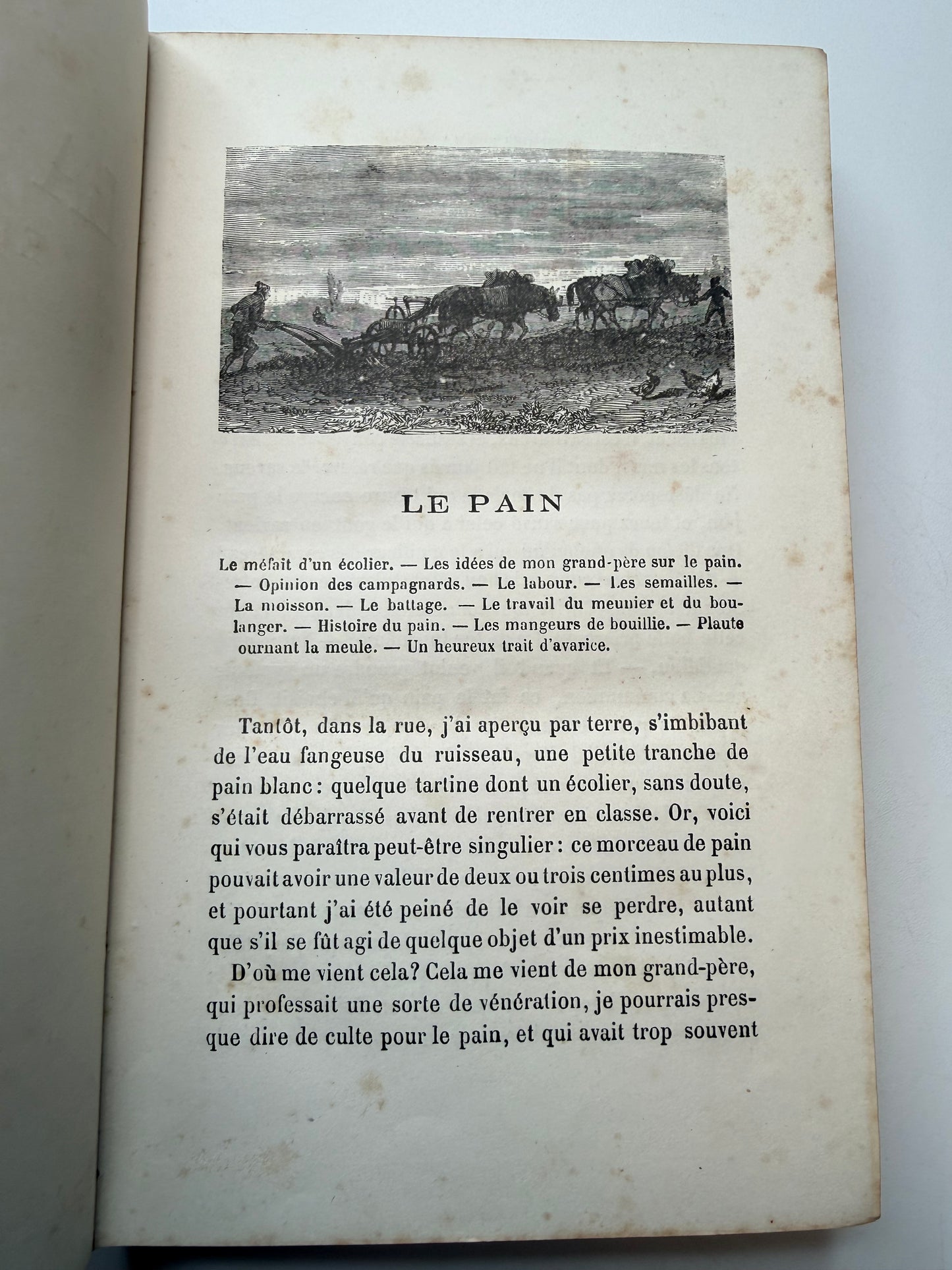 Discussions on Nature & Industry, French