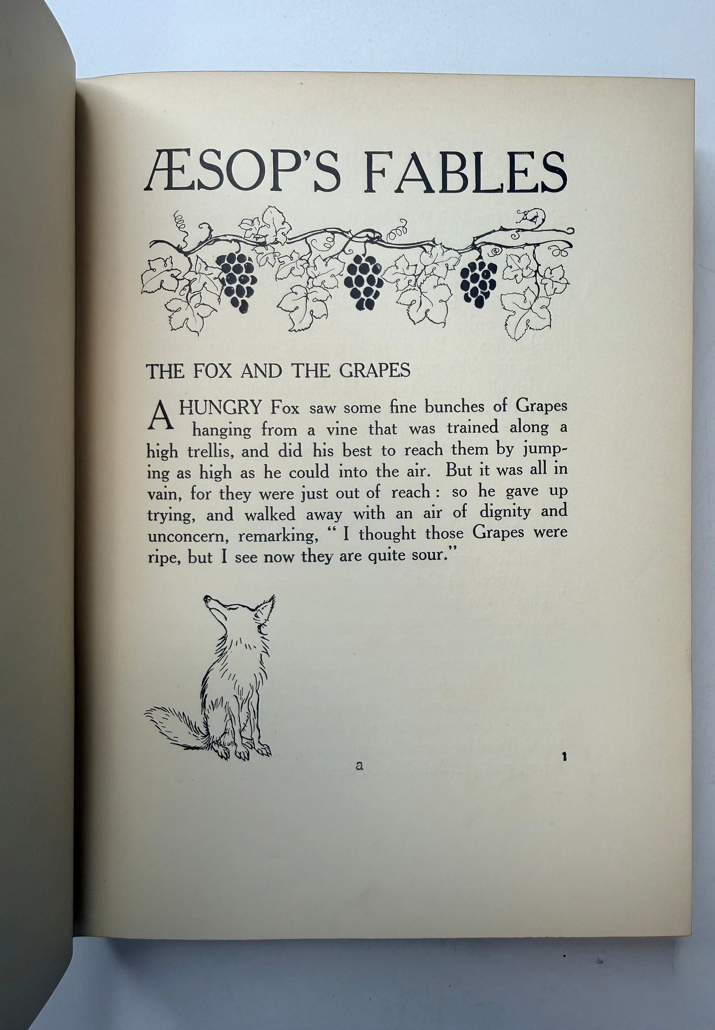 Aesop’s Fables with Illustrations by Arthur Rackham, 1912
