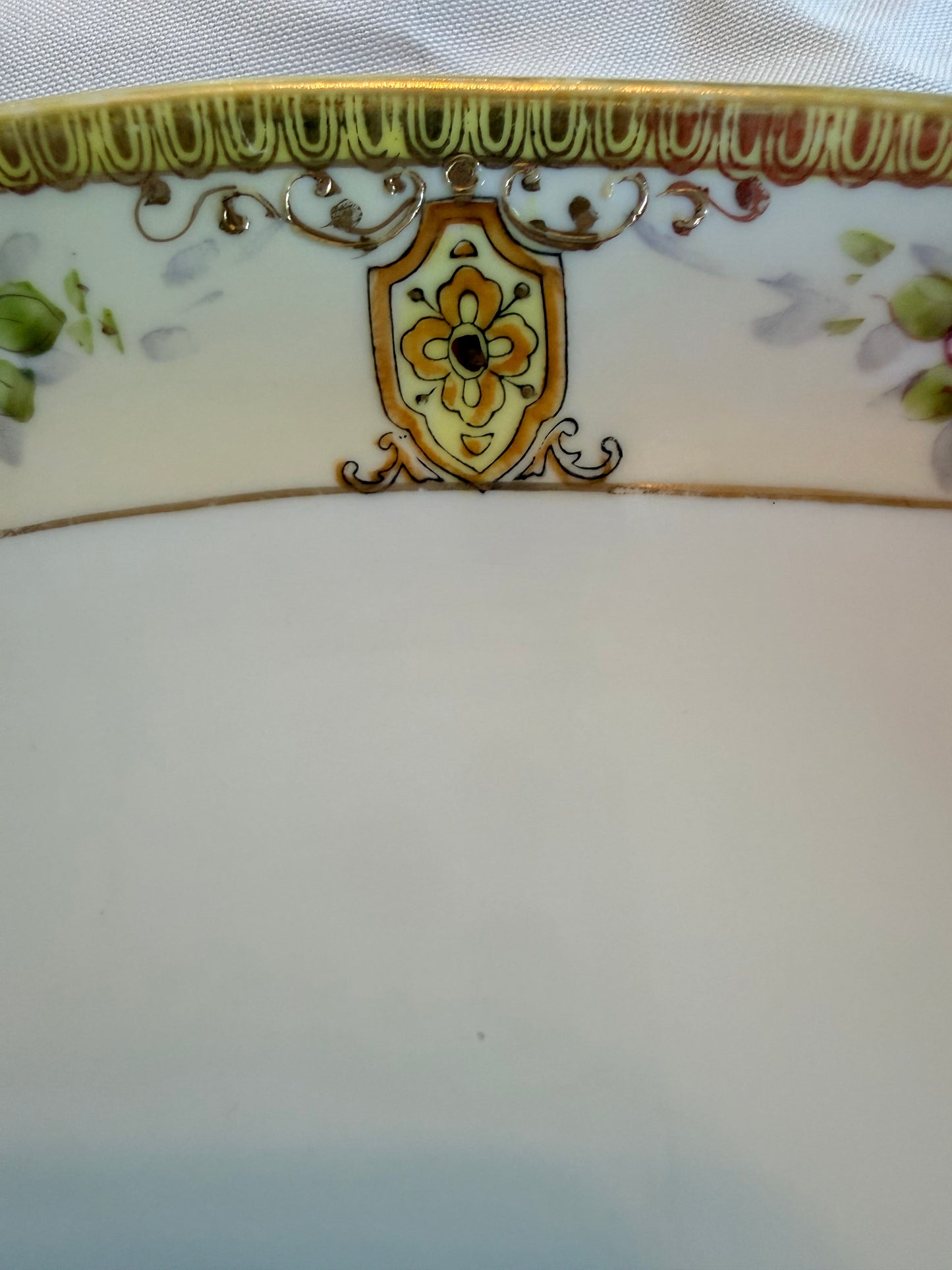 Noritake Serving Dish with Pink Flowers