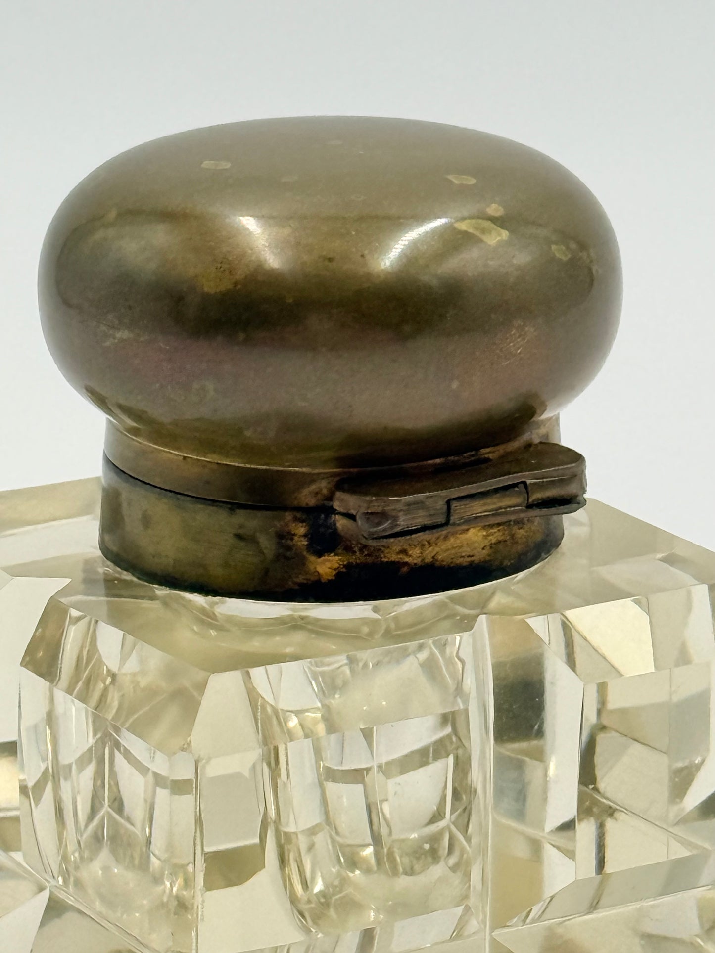 French Crystal Inkwell