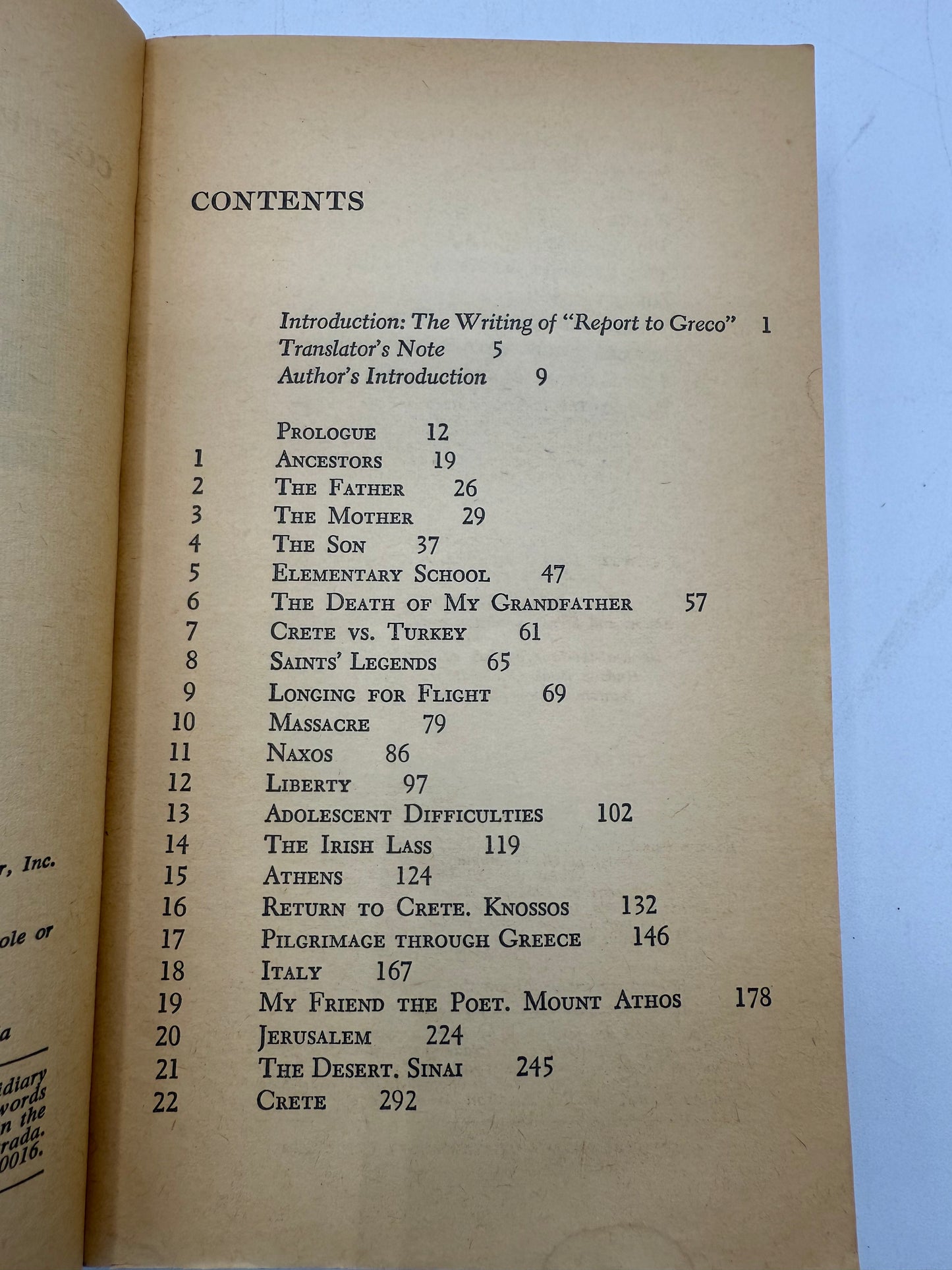 Report to Greco by Niko Kazantzakis, 1966