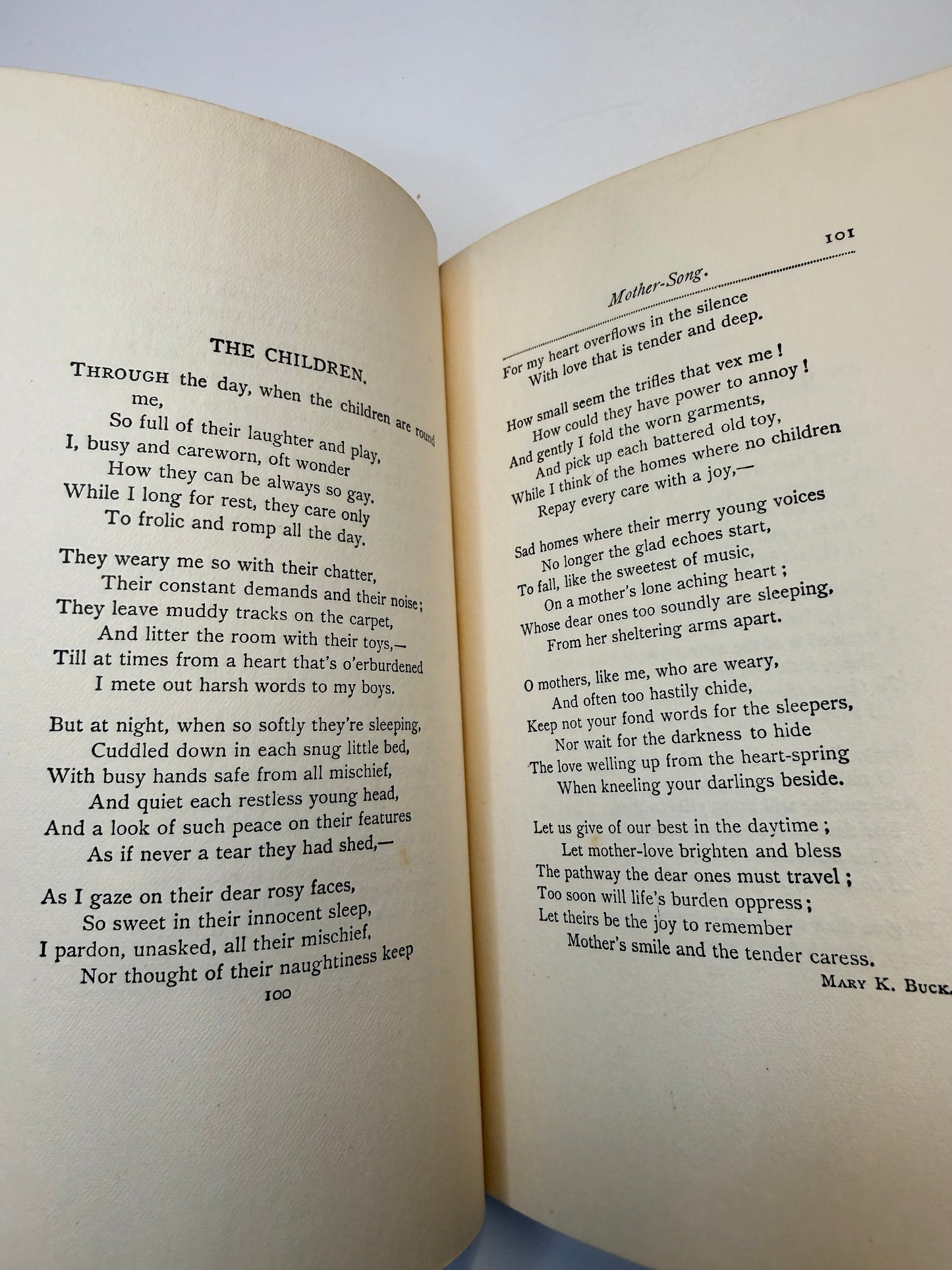 Mother Song and Child Song, Floral Book, 1898