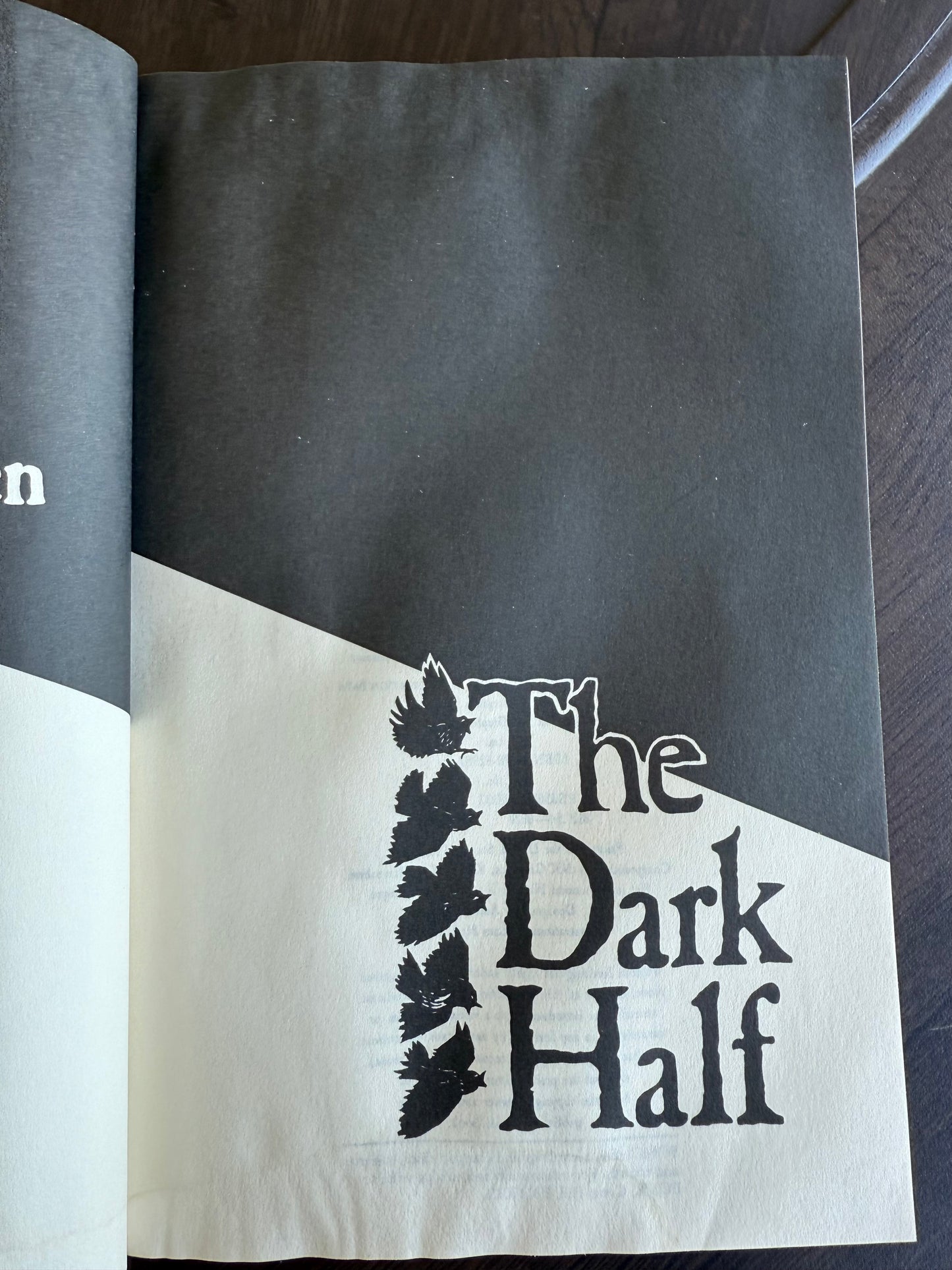 The Dark Half by Stephen King, First Edition