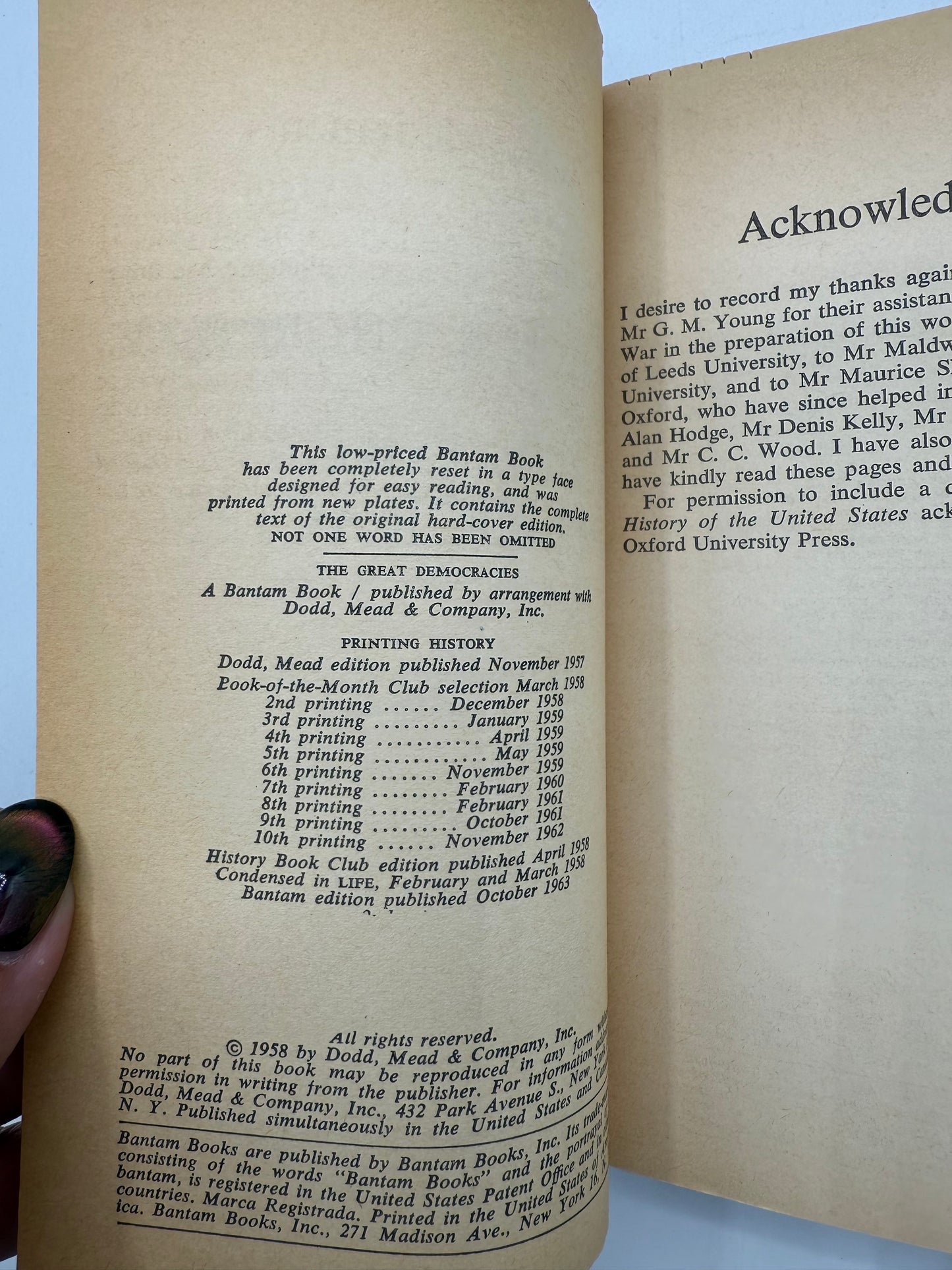 The Great Democracies by Winston S Churchill, 1963