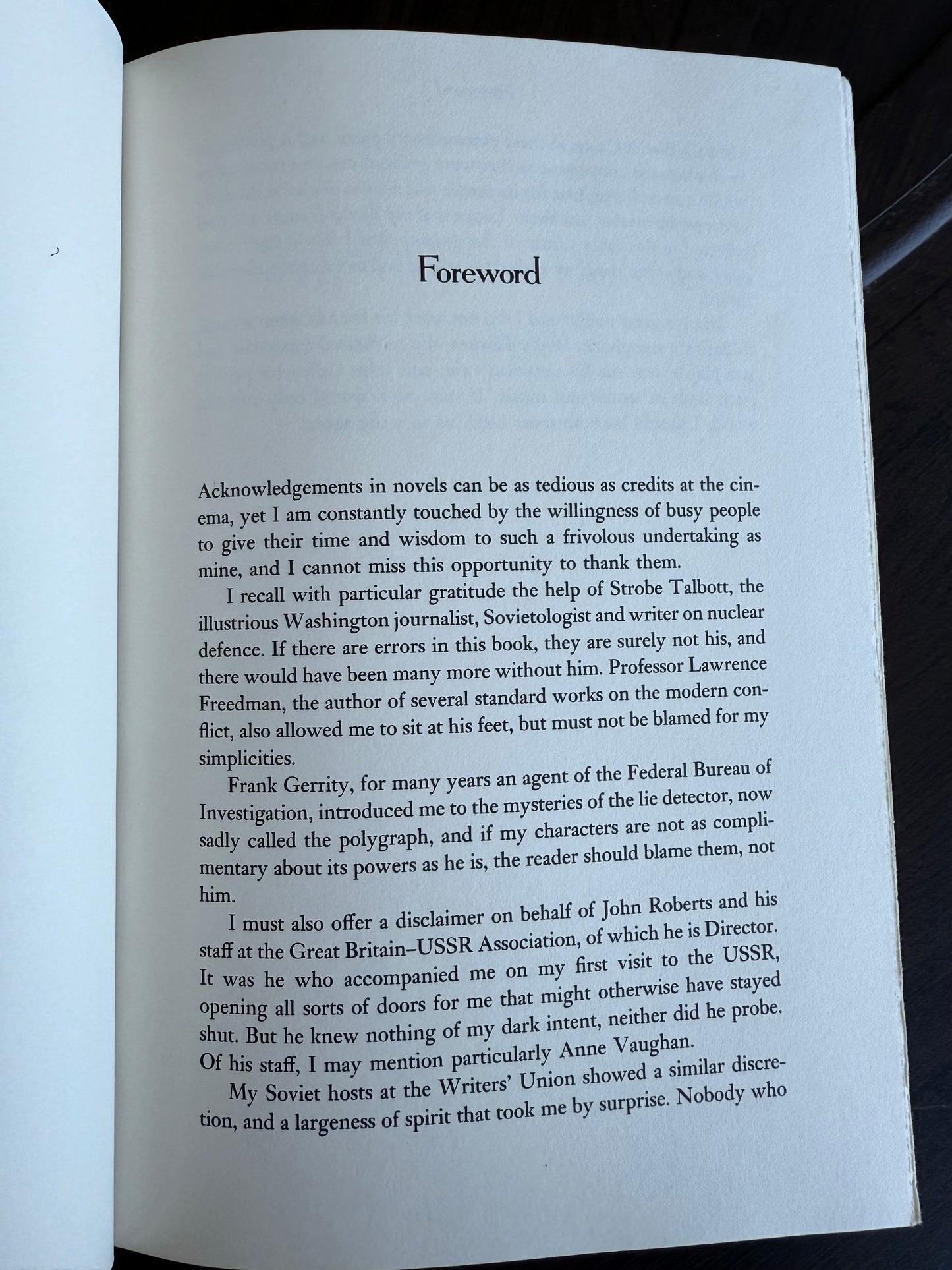 The Russia House by John Le Carre, 1989