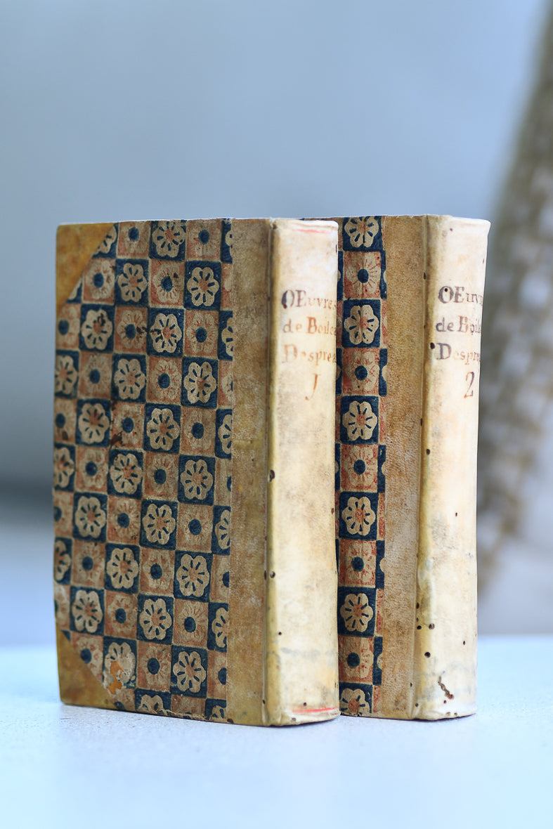 The Works of Boileau Despreaux, 1800, French Vellum Books