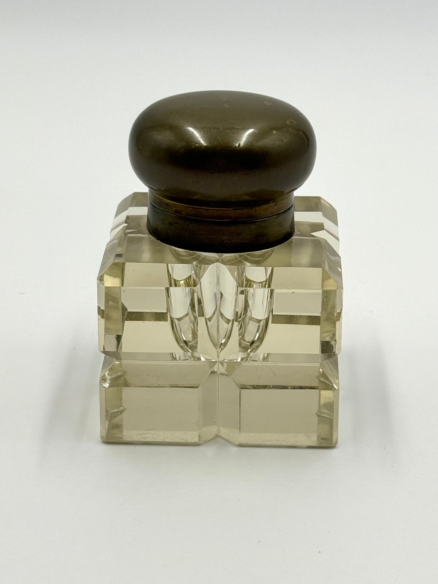 French Crystal Inkwell