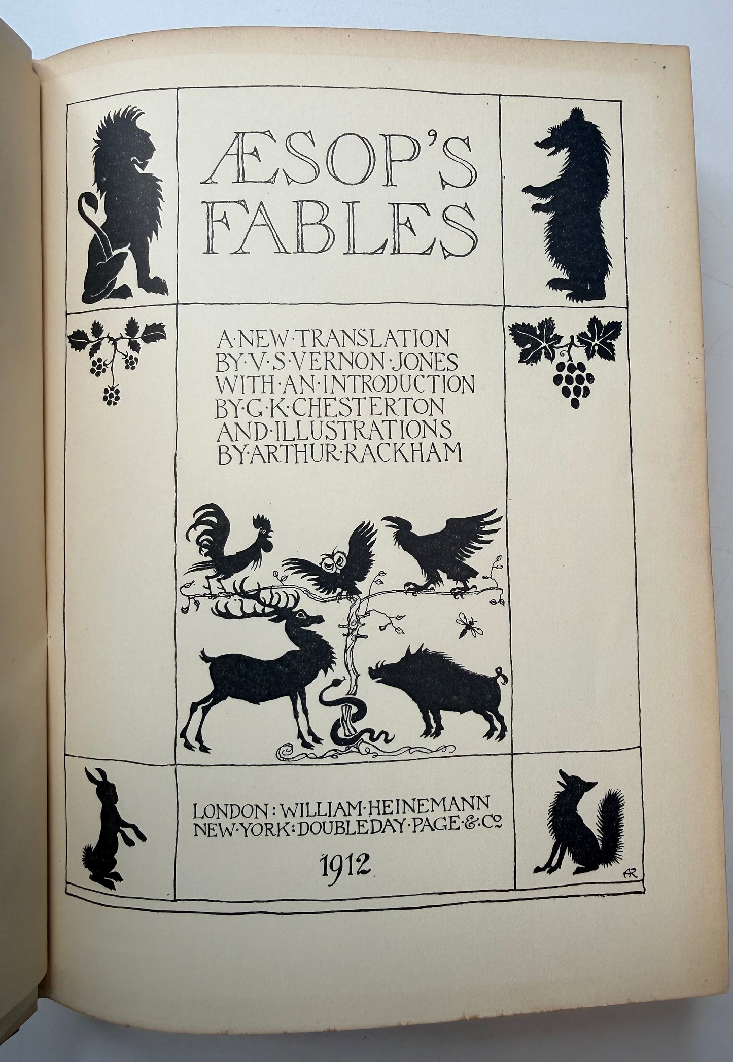 Aesop’s Fables with Illustrations by Arthur Rackham, 1912