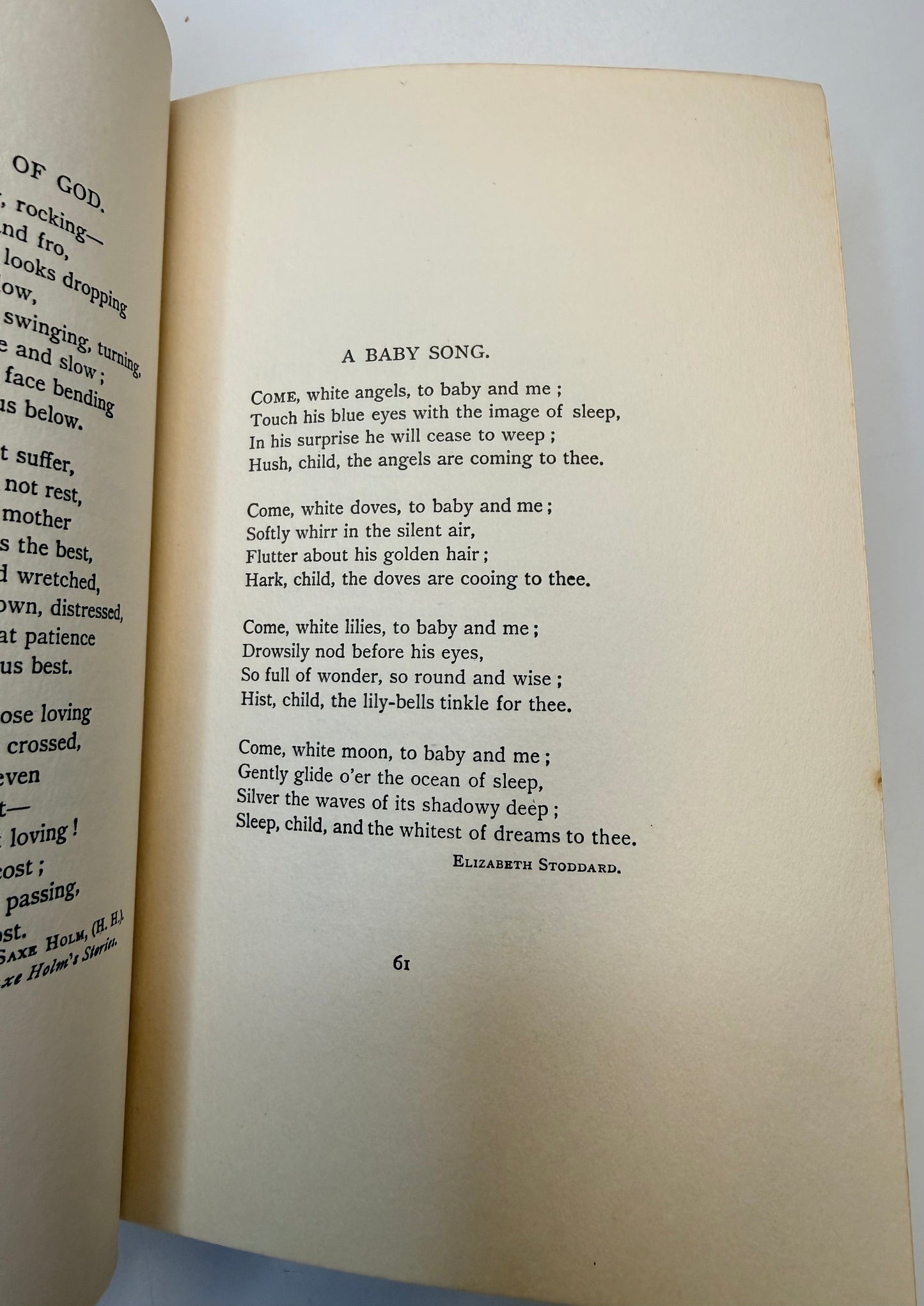 Mother Song and Child Song, Floral Book, 1898