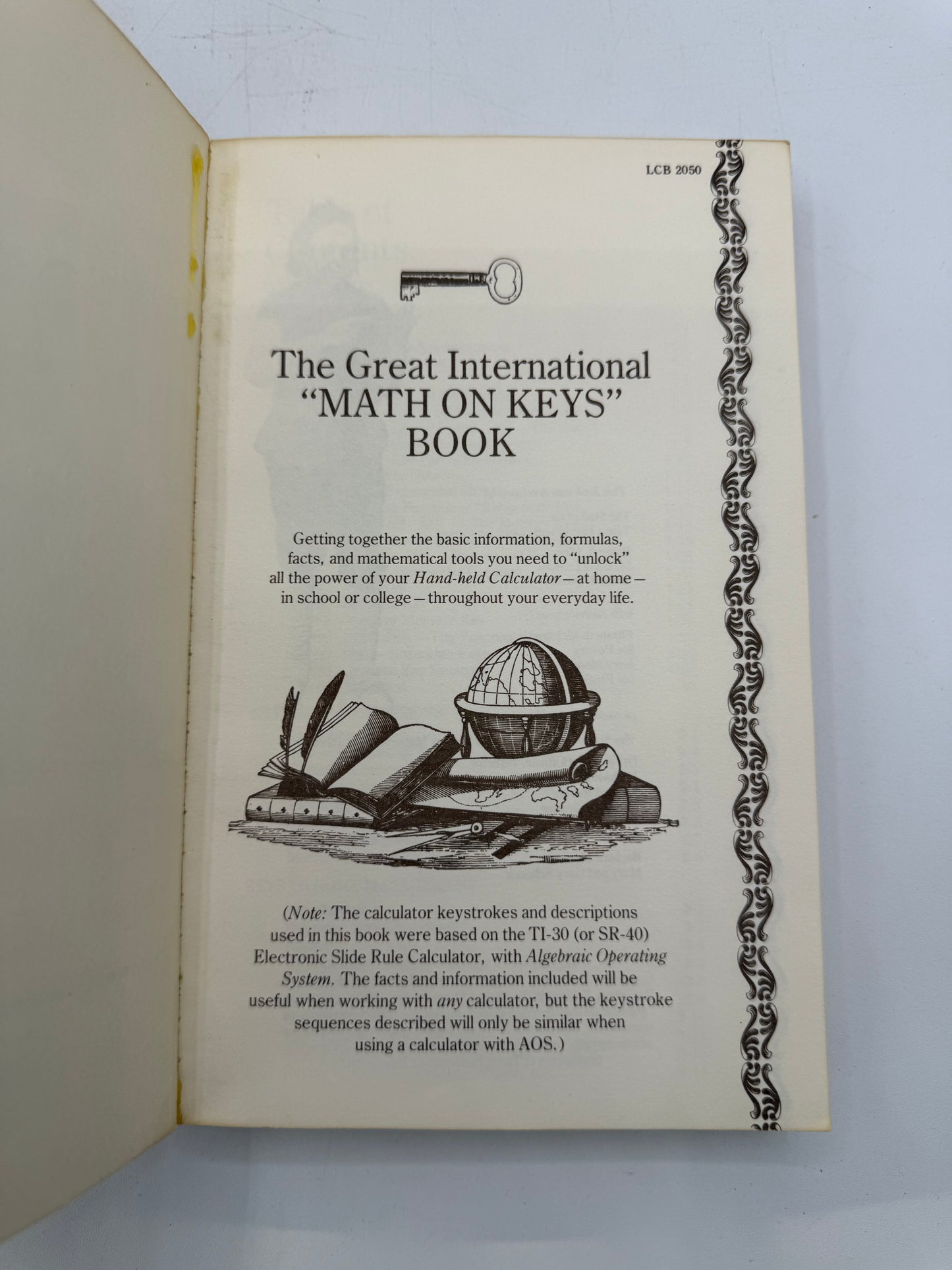 International Math on Keys Book, 1976
