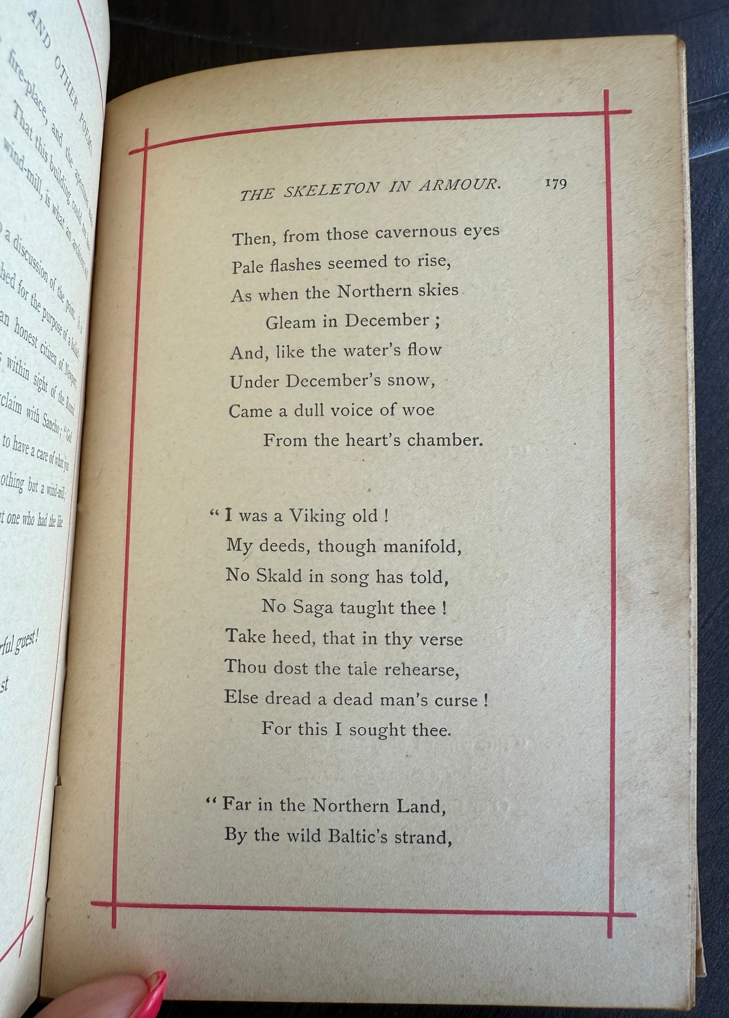 Henry W Longfellow Ballads, Victorian Binding