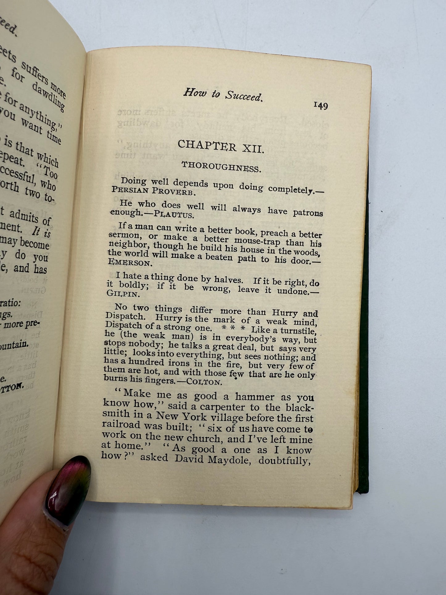 How to Succeed, Stepping Stones to Fame, 1896