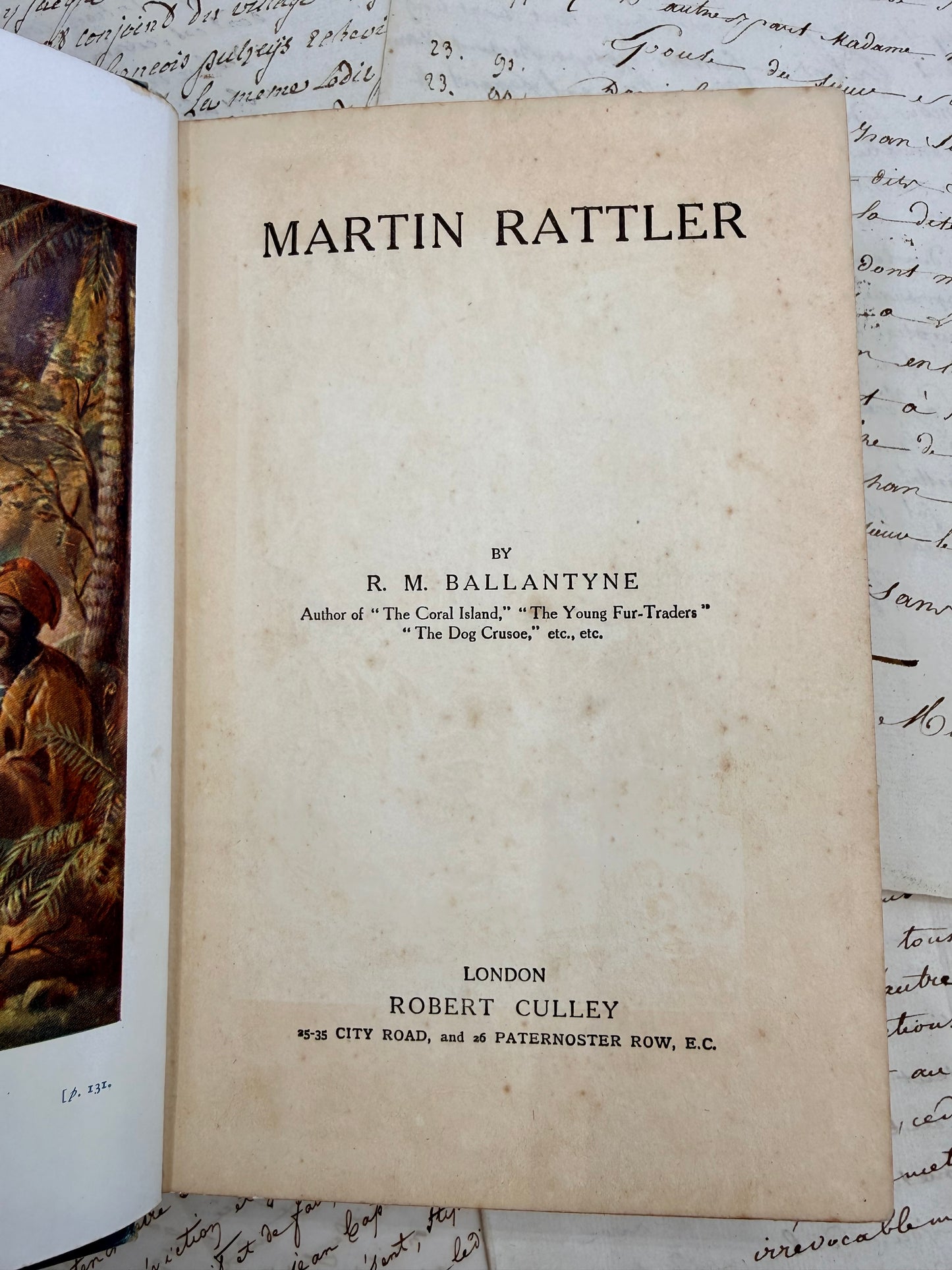Martin Rattler by R M Ballantyne, 1910