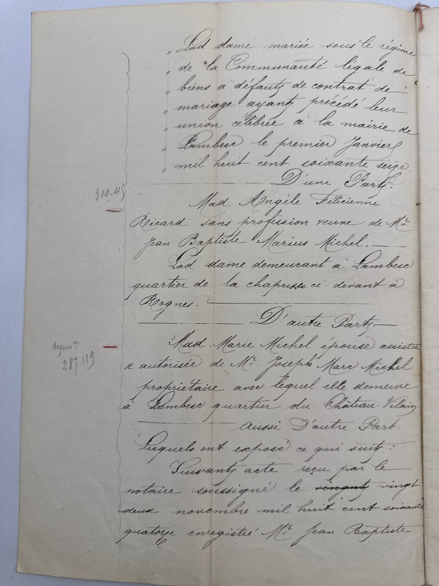 Antique French Paper Collection, 1890