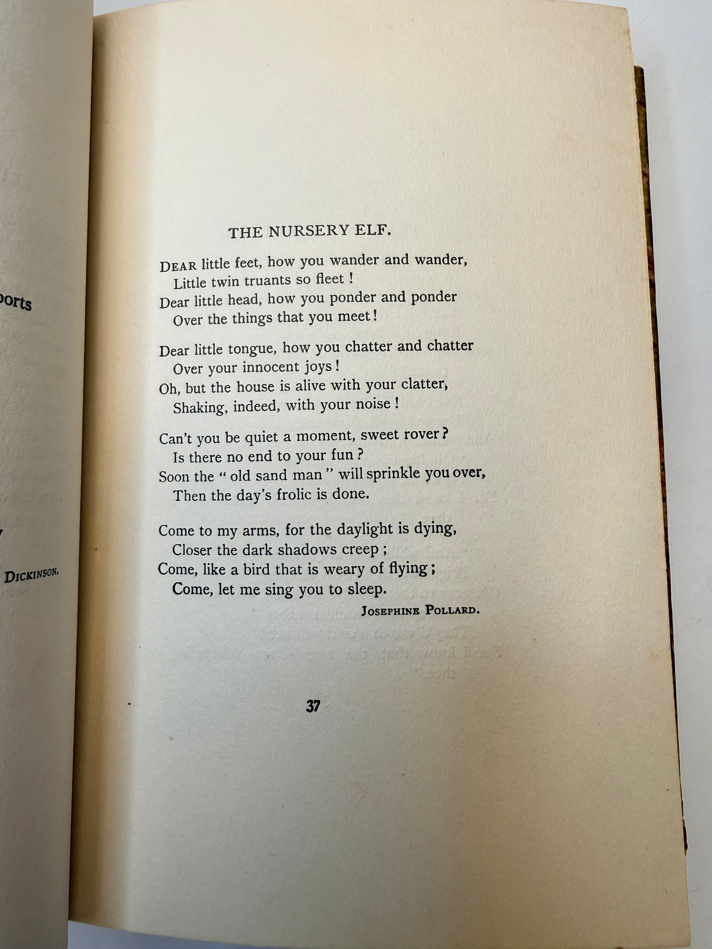 Mother Song and Child Song, Floral Book, 1898