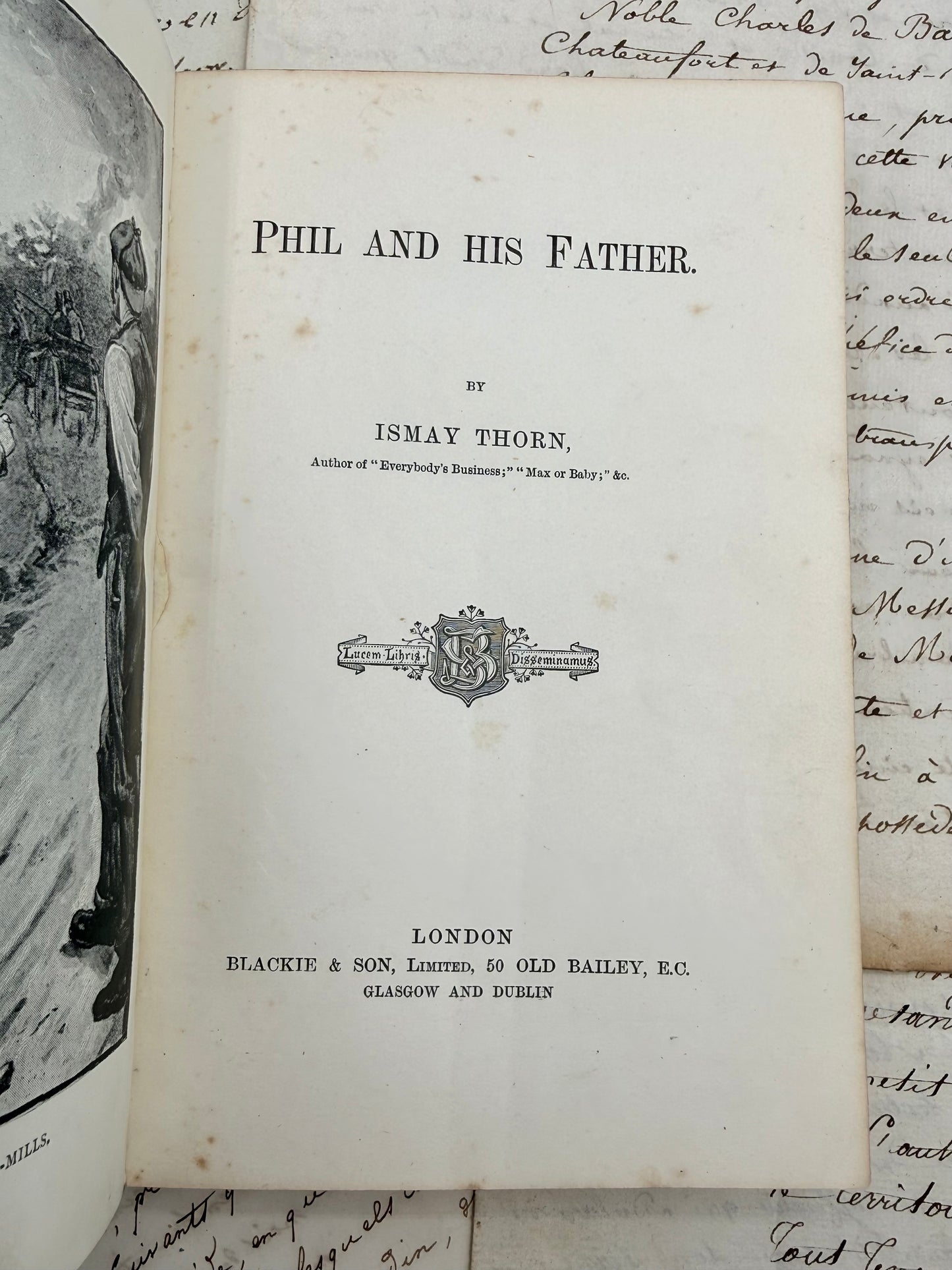 Phil and His Father by Ismay Thorn, 1900