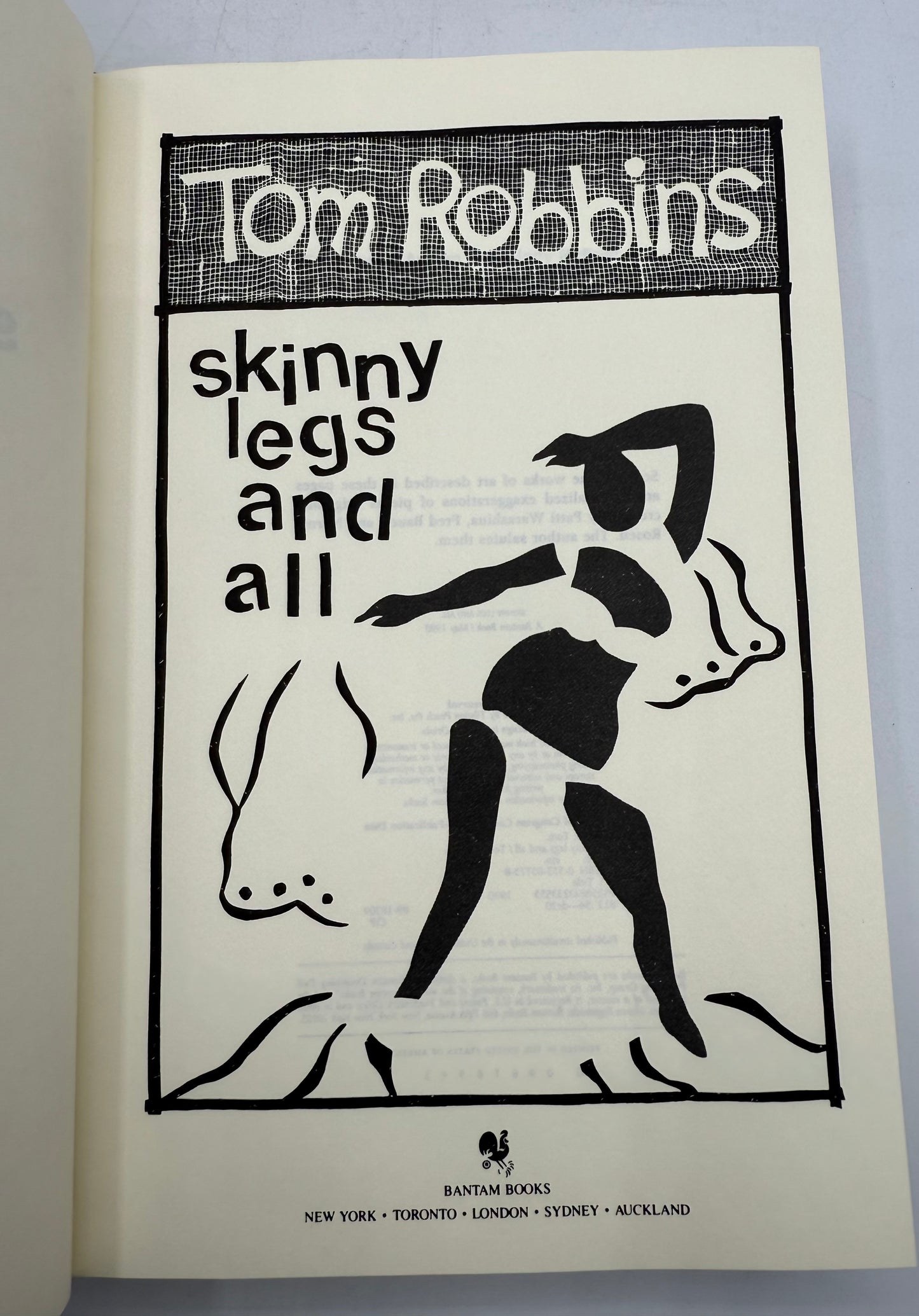 Tom Robbins' Skinny Legs and All