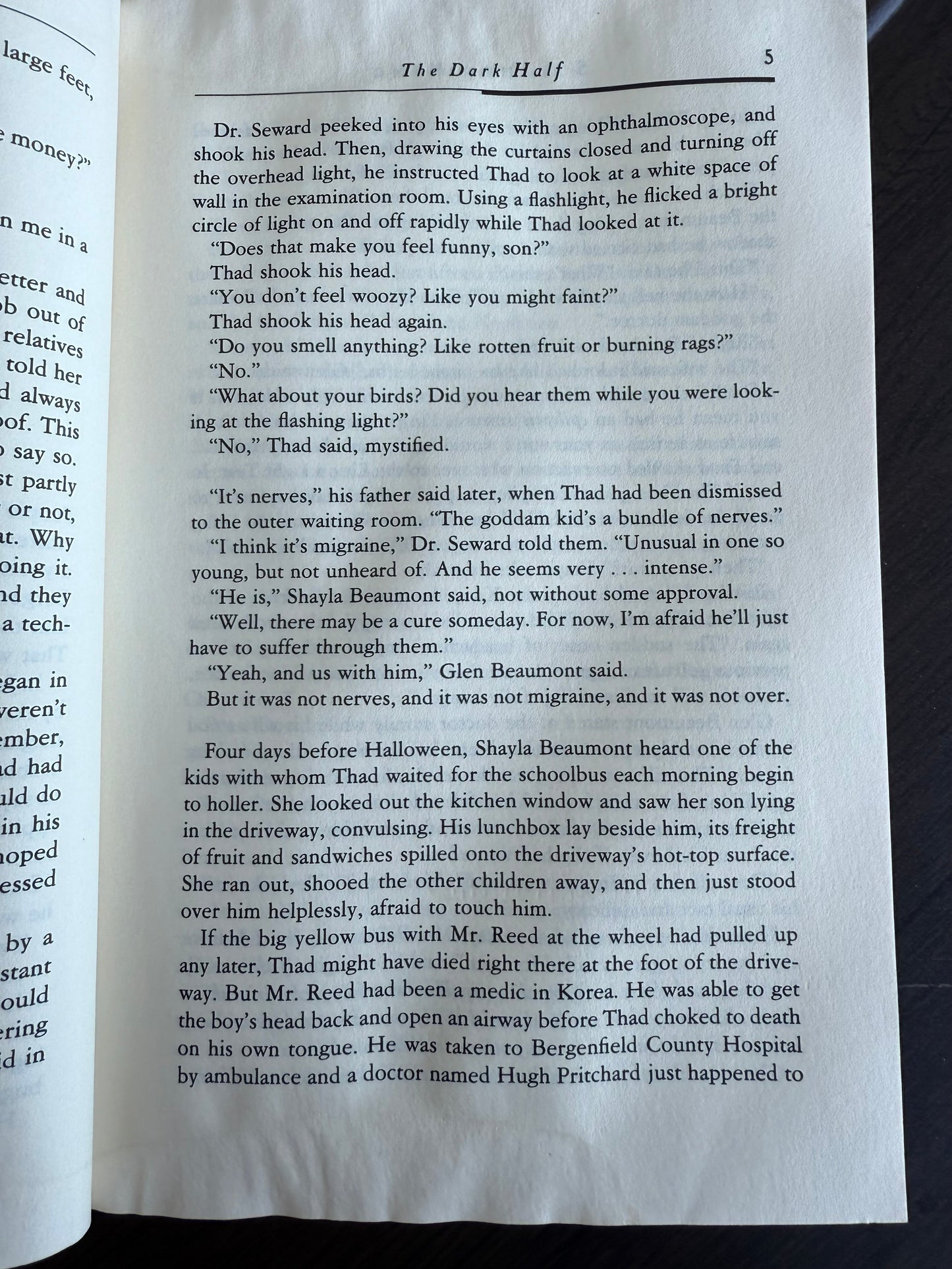 The Dark Half by Stephen King, First Edition