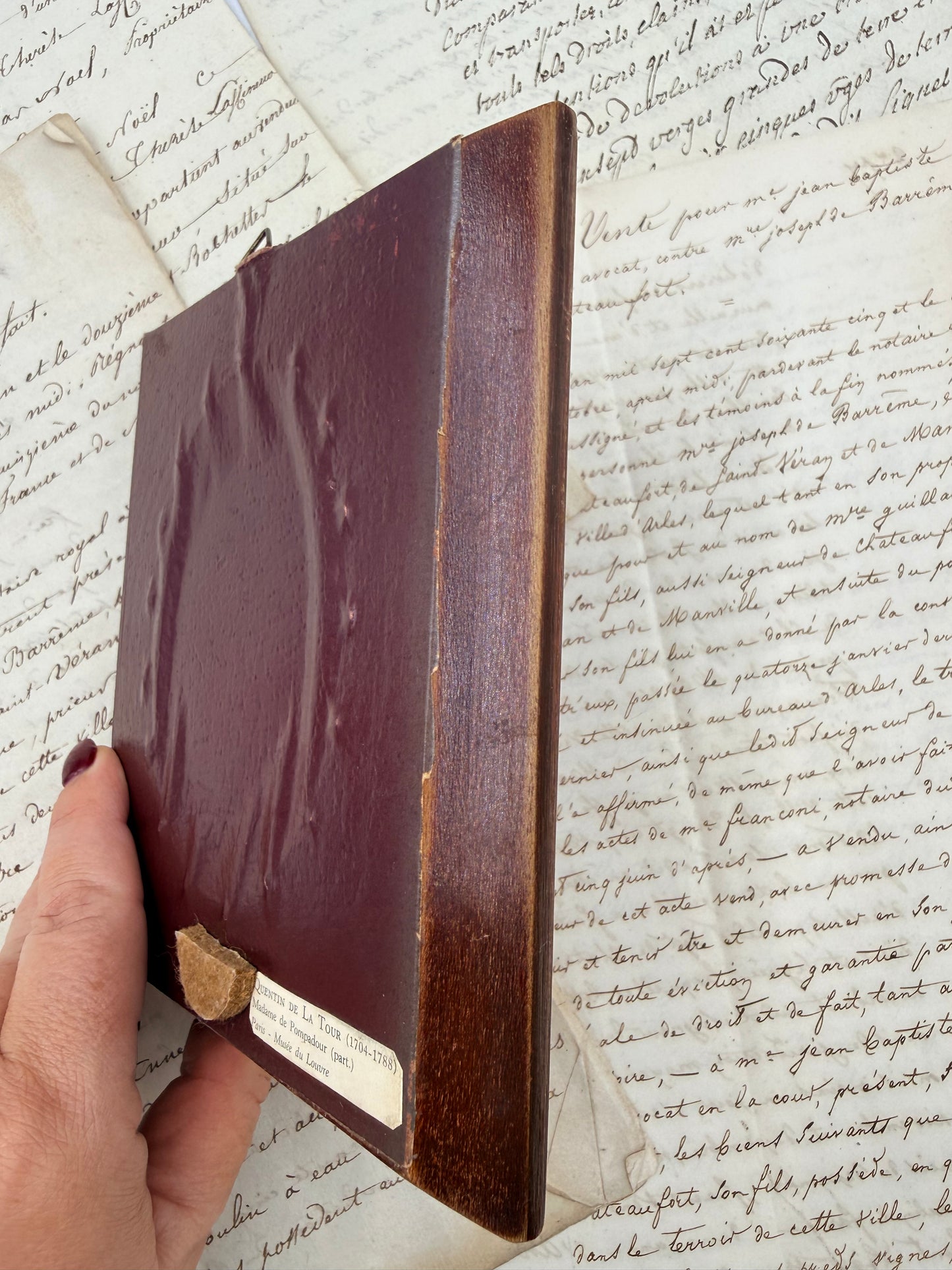 French Miniature Portrait Print, Madame de Pompadour