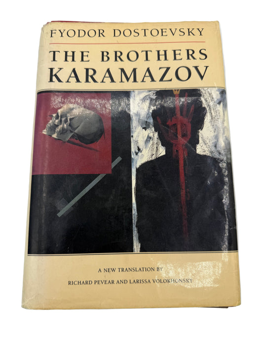 Book cover of 'The Brothers Karamazov' by Fyodor Dostoevsky on a white background