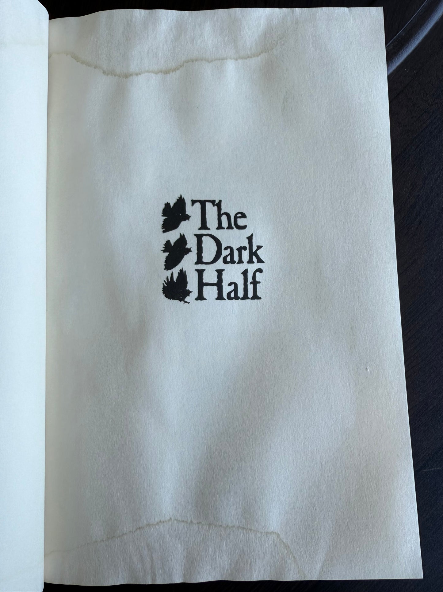 The Dark Half by Stephen King, First Edition