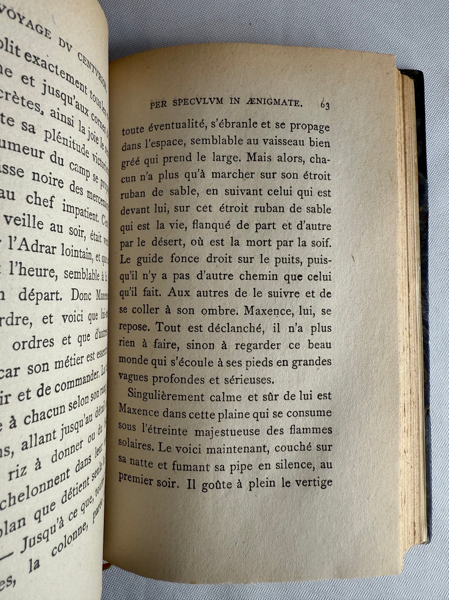 The Centurion’s Journey, 1945, French Dark Leather Book