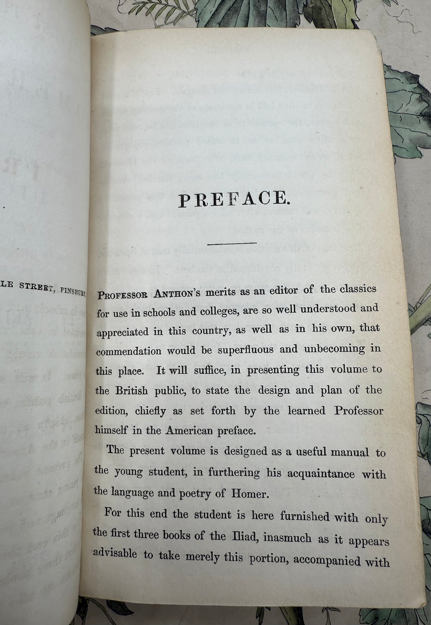 Homer’s Iliad, First Three Books, 1852