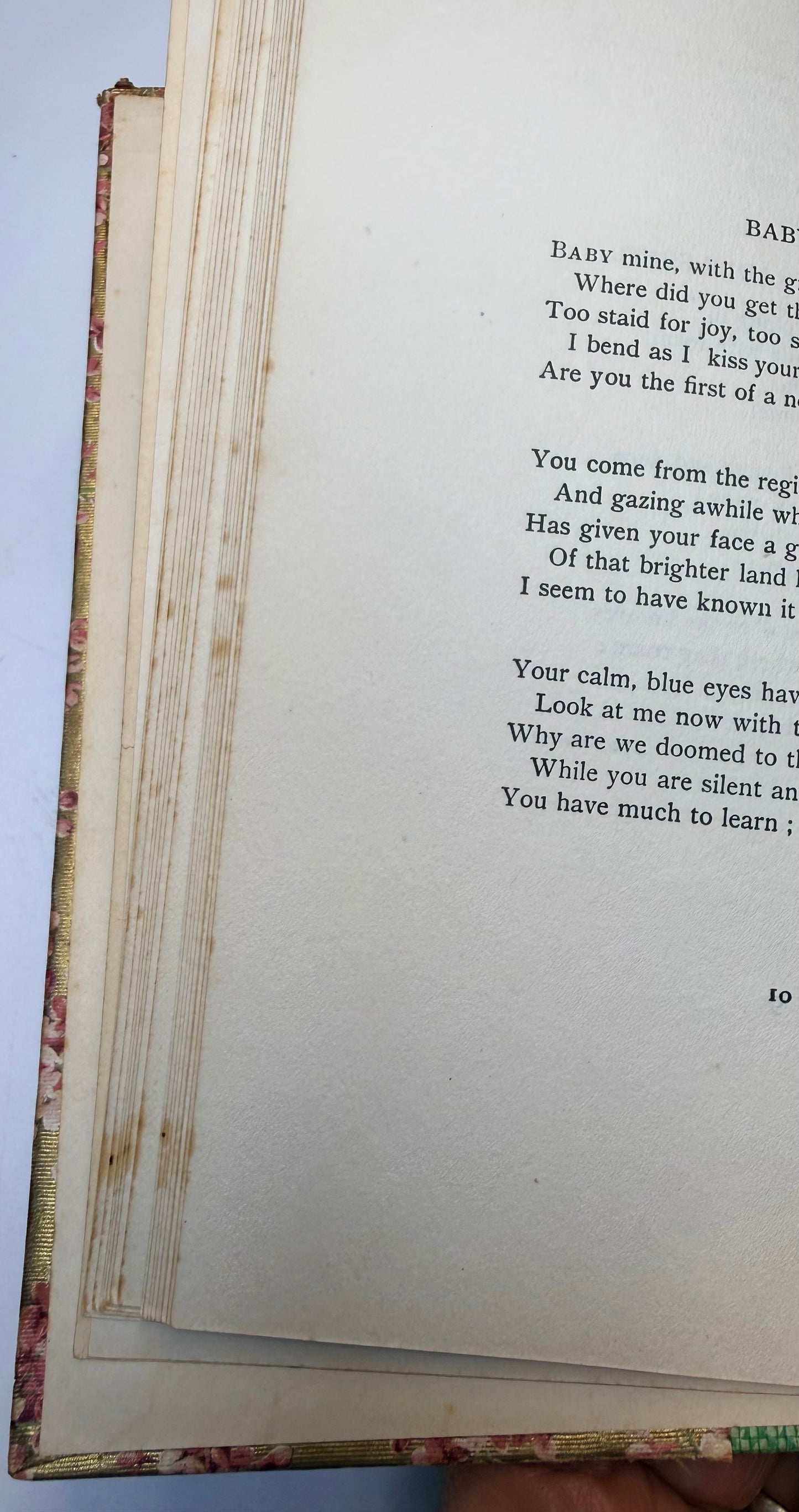 Mother Song and Child Song, Floral Book, 1898