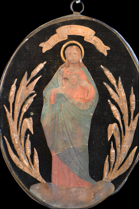 French Christian Wall Plaque, Messiah Artwork