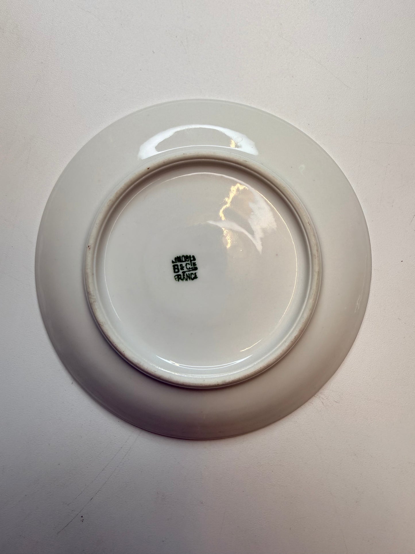 Limoges B & Cie Pink Floral Small Plate