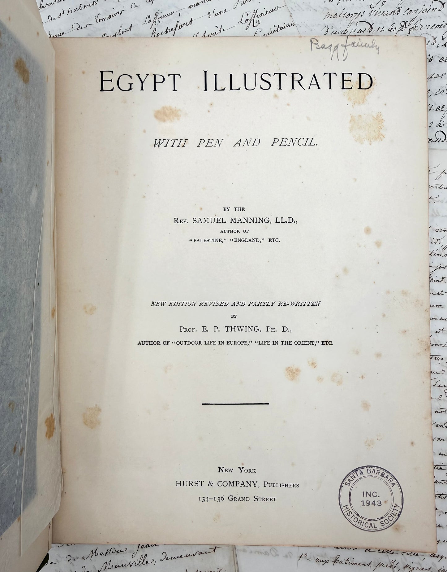 Egypt Illustrated by Samuel Manning, 1891