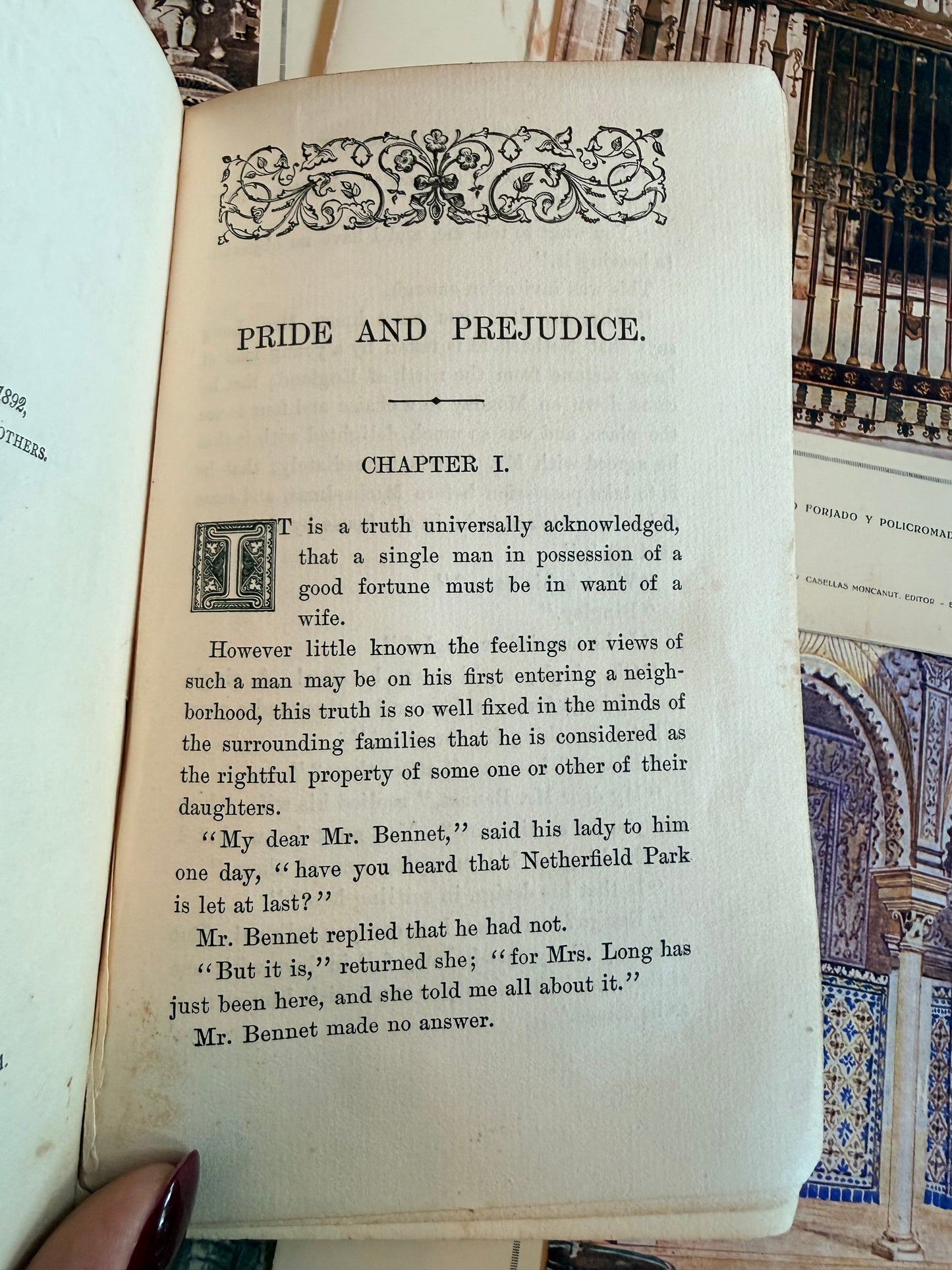 Pride & Prejudice by Jane Austen, Vol 1, 1900
