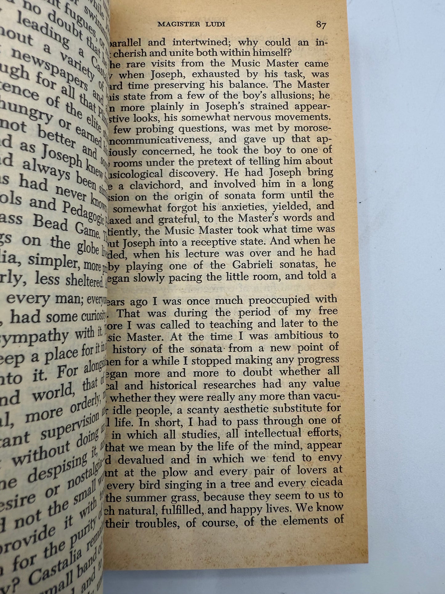 Hereman Hesse's Magister Ludi, 1972