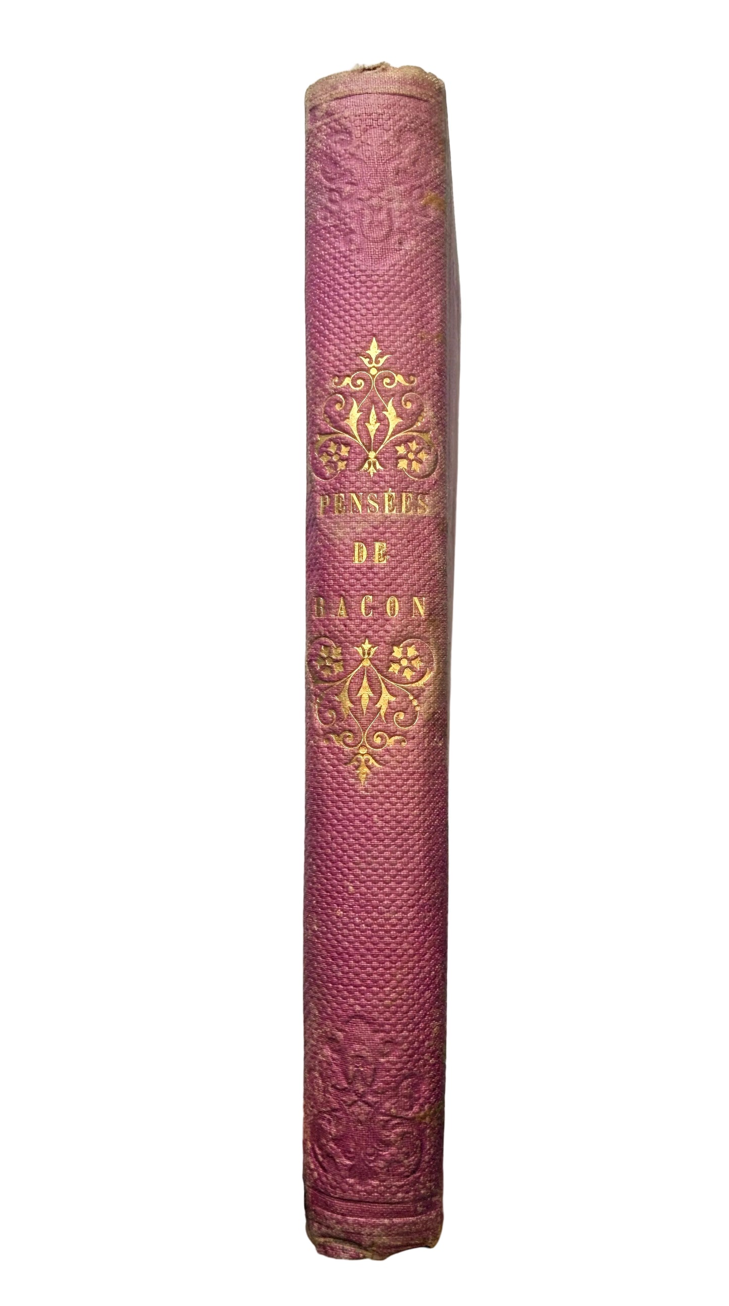 Thoughts of Bacon, Kepler, Newton and Euler, 1870, French Cartonnage Book