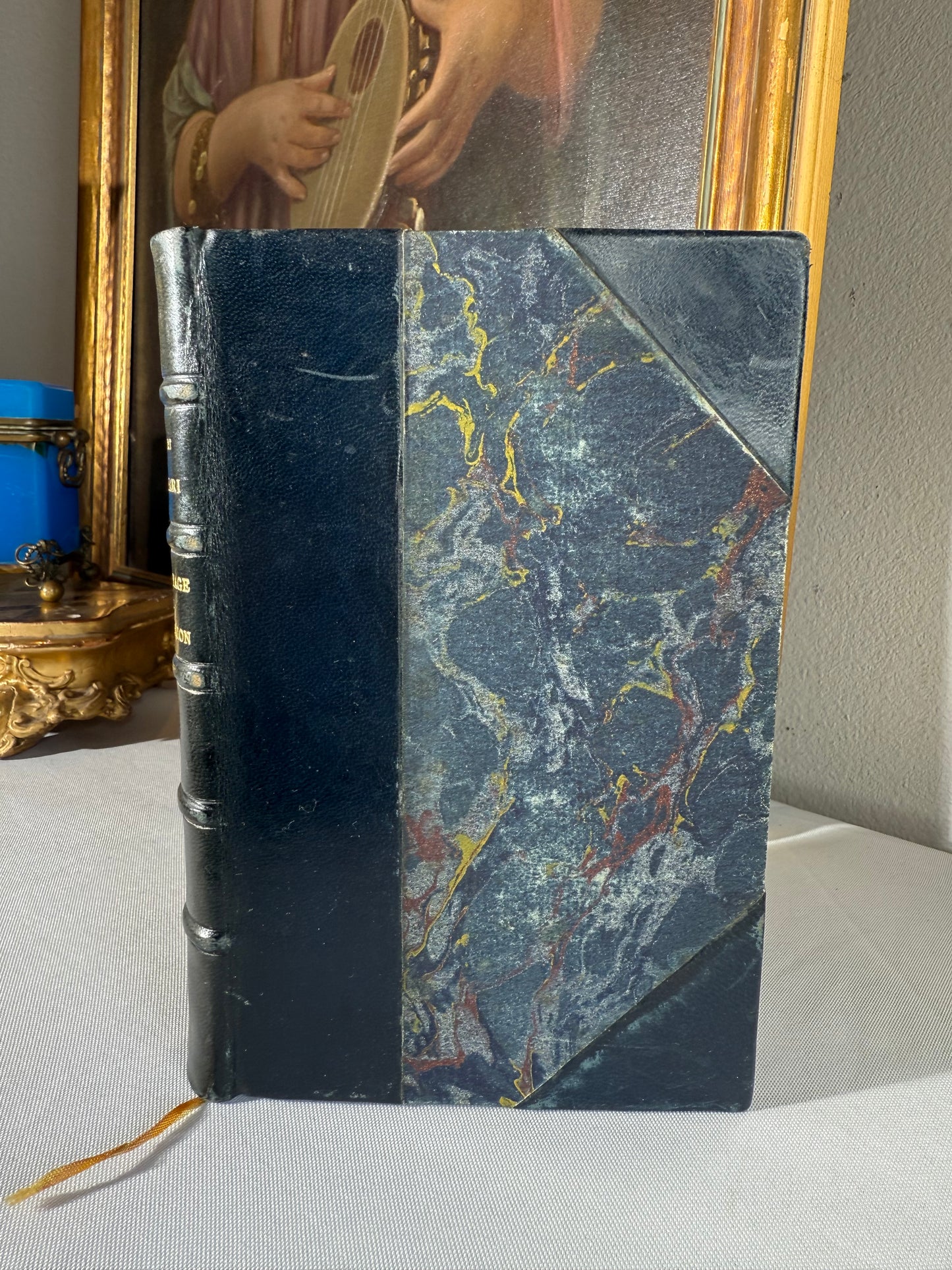 The Centurion’s Journey, 1945, French Dark Leather Book